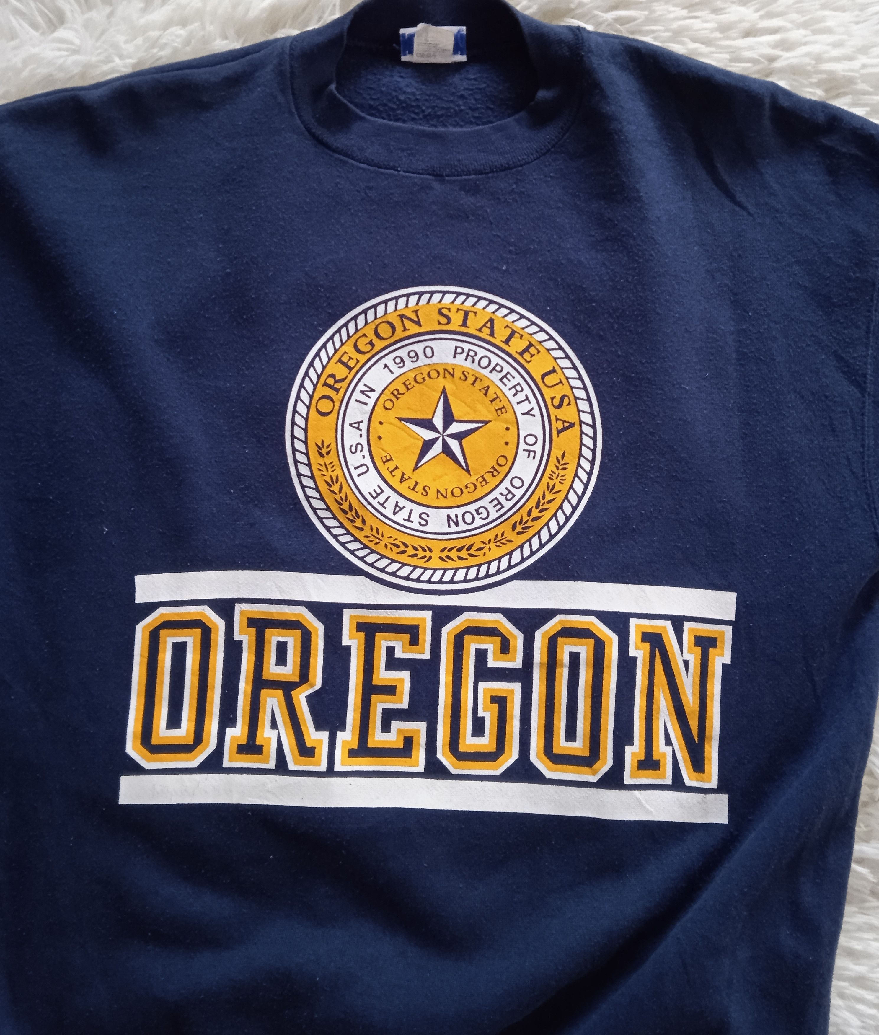 Vintage Vintage 80s-90s Oregon Cutoff Sweatshirt Size US L / EU 52-54 / 3 - 3 Thumbnail