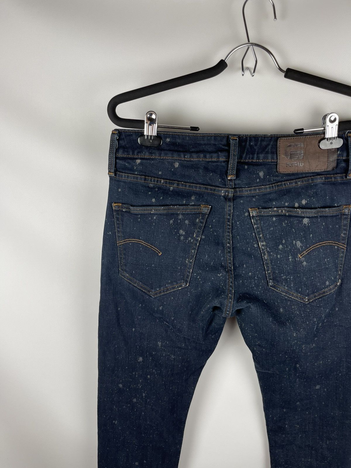 G-Star G-Star Raw 3301 deconstructed slim denim jeans pants paint Size US 30 / EU 46 - 8 Thumbnail