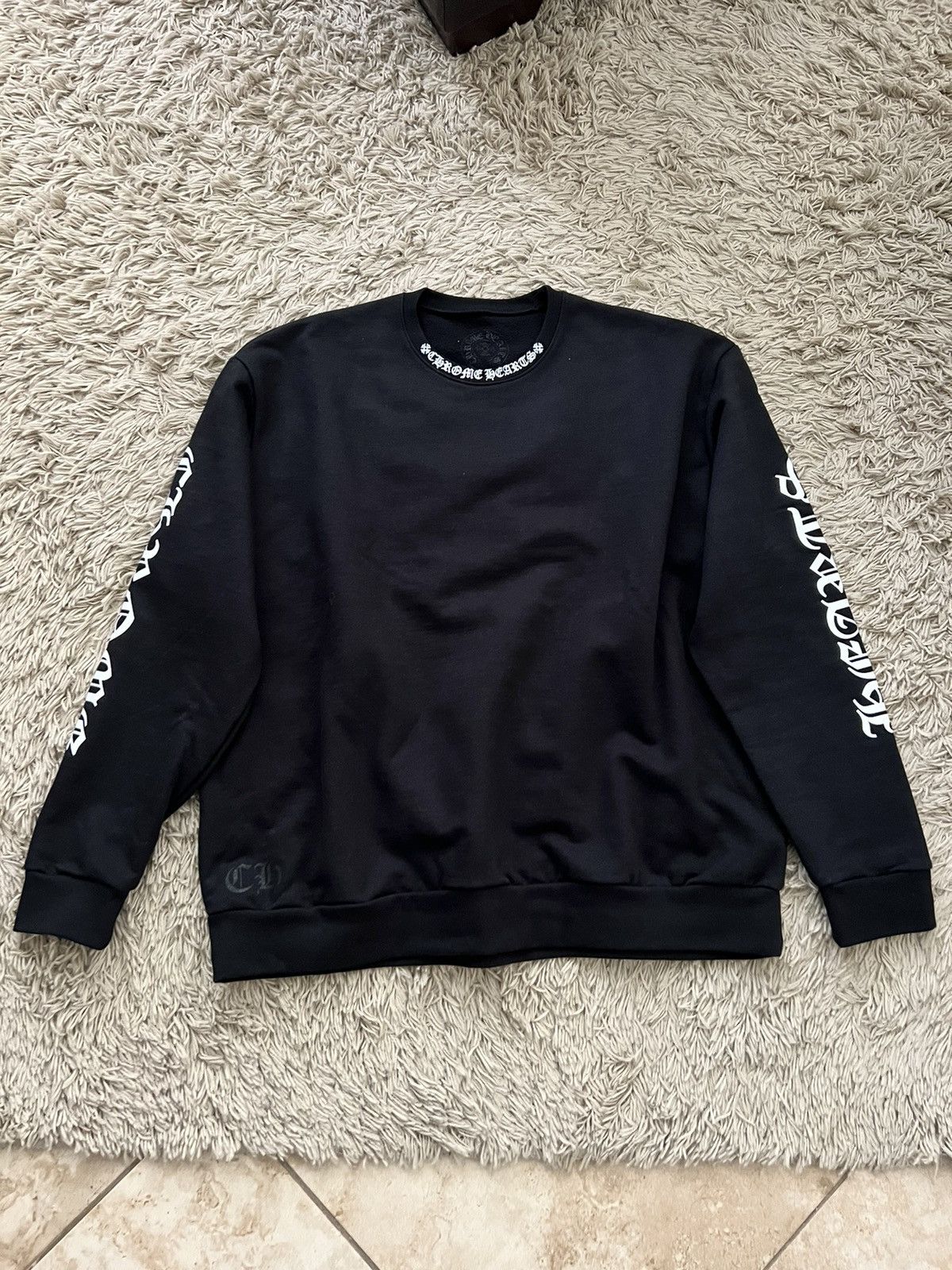 Chrome Hearts Neck Logo Crewneck