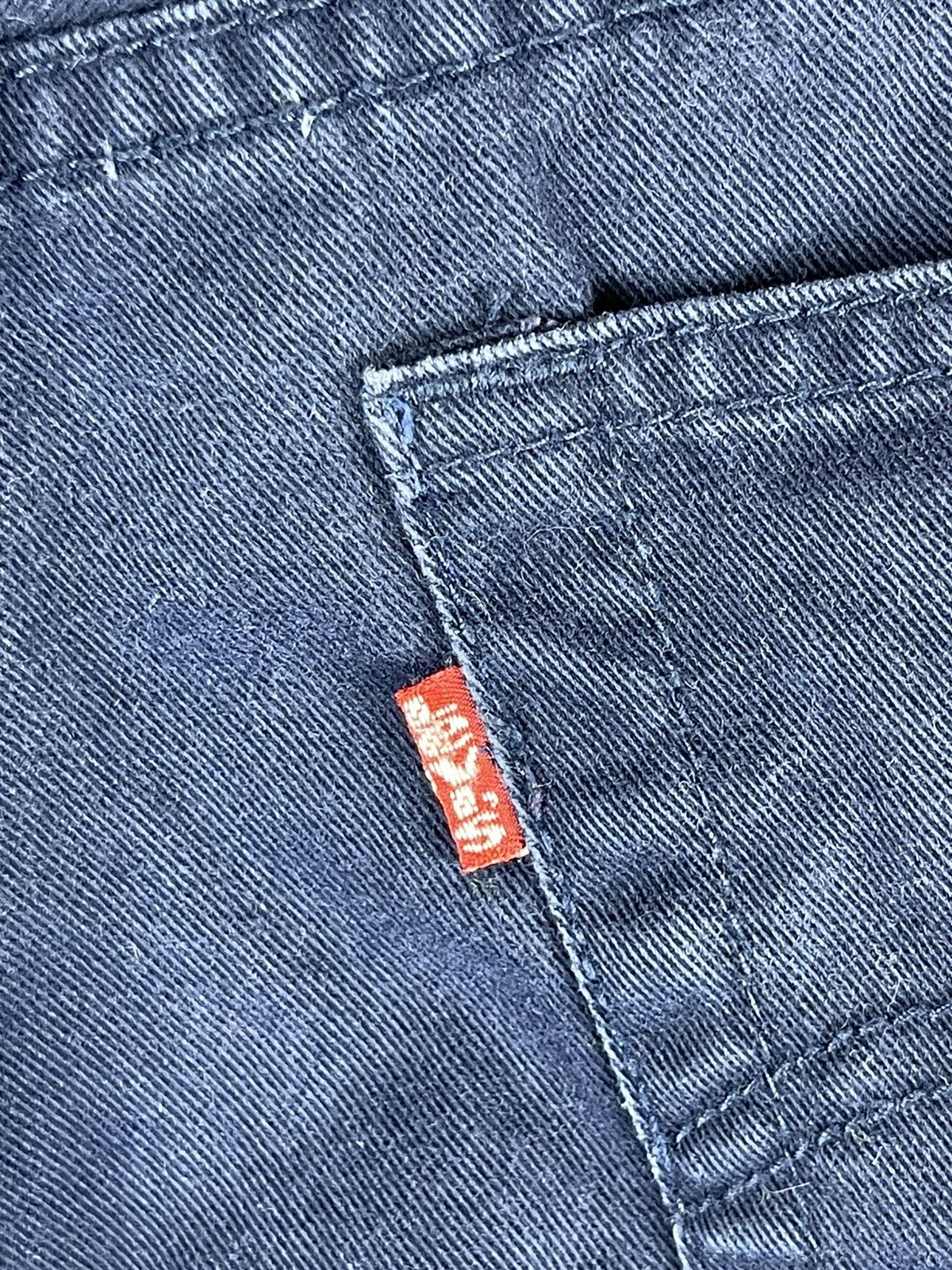 Levi's Levis 501 vintage 90s made in USA blue navy denim chino Size US 33 - 11 Thumbnail