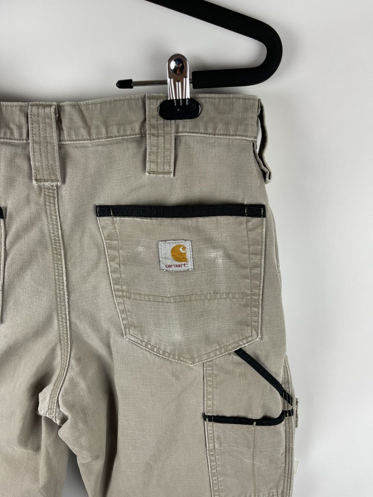 Carhartt Carhartt vintage worker cargo distressed double knee pants Size US 32 / EU 48 - 18 Thumbnail