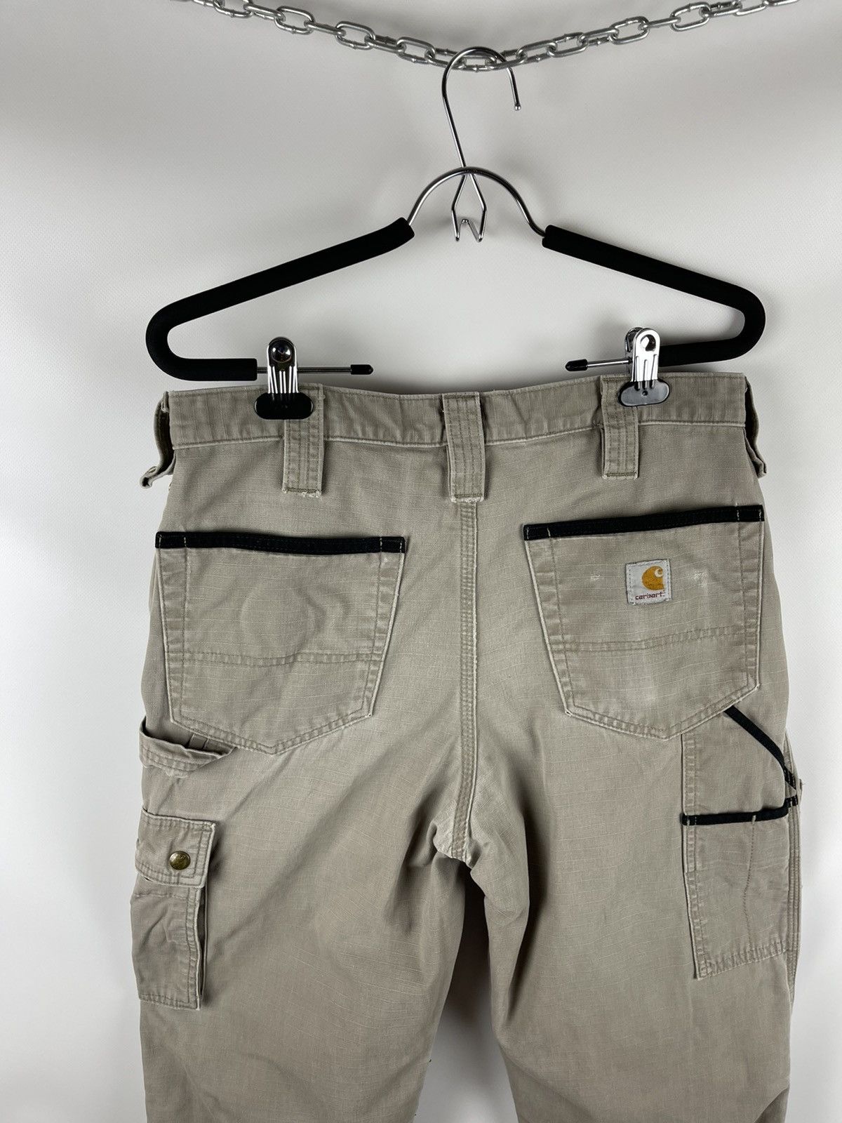 Carhartt Carhartt vintage worker cargo distressed double knee pants Size US 32 / EU 48 - 17 Thumbnail