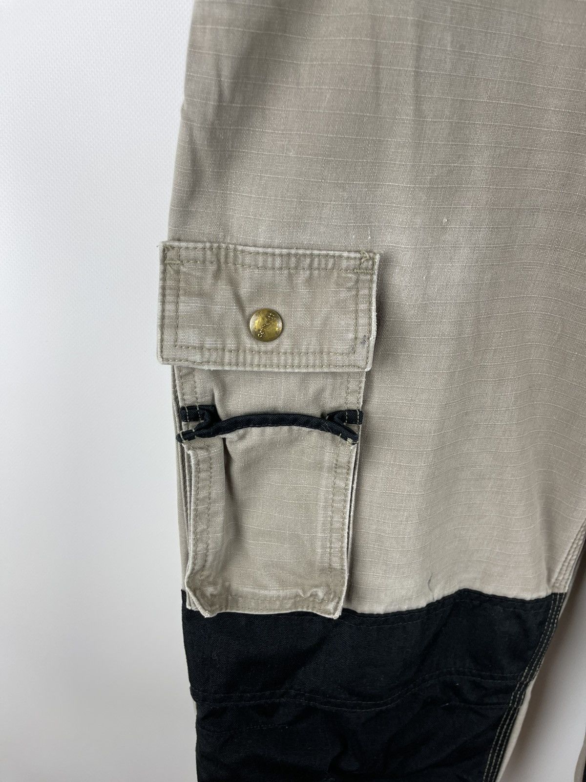 Carhartt Carhartt vintage worker cargo distressed double knee pants Size US 32 / EU 48 - 10 Thumbnail
