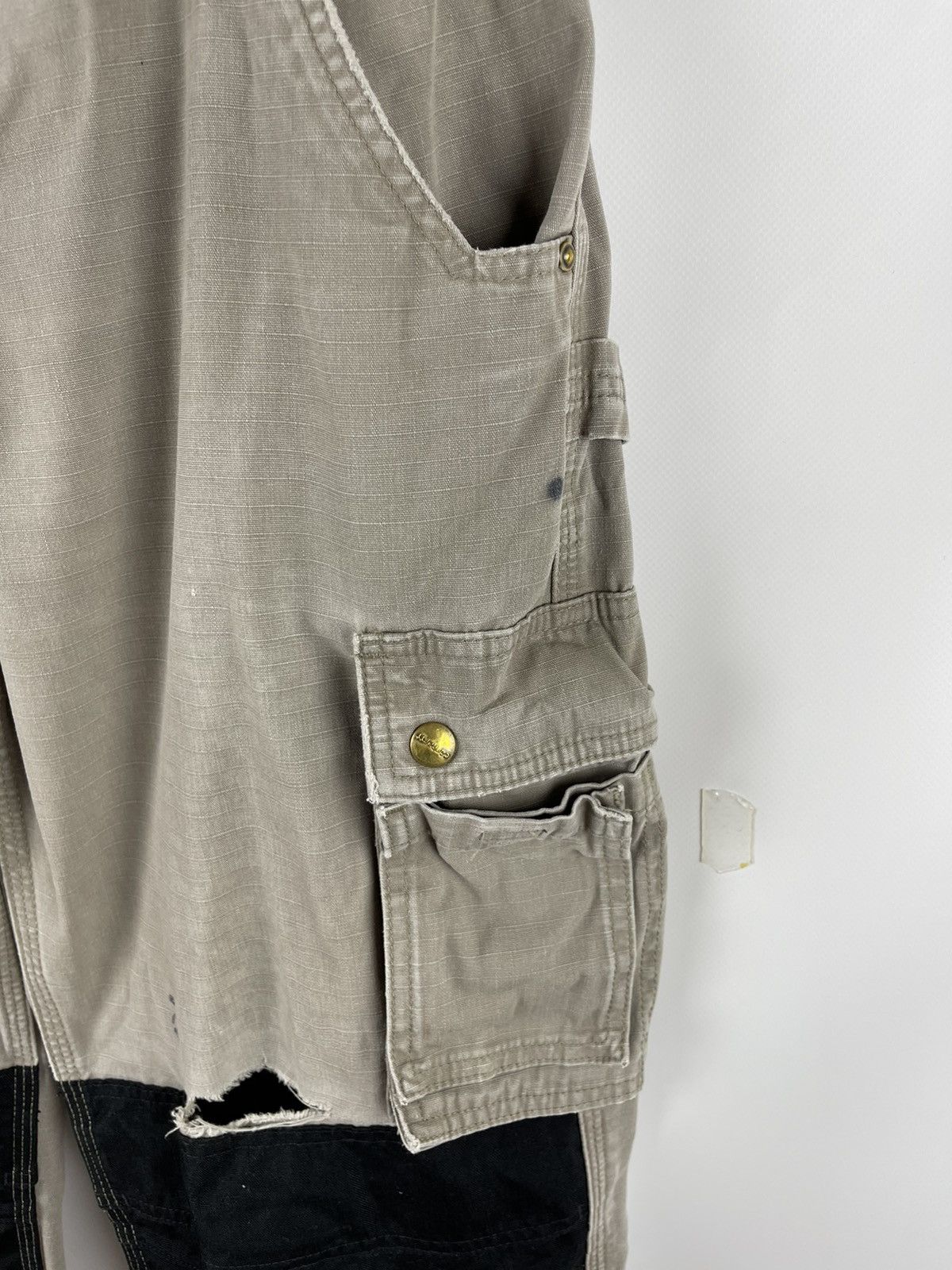 Carhartt Carhartt vintage worker cargo distressed double knee pants Size US 32 / EU 48 - 9 Thumbnail