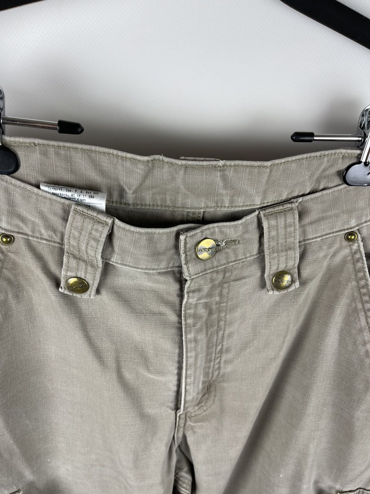 Carhartt Carhartt vintage worker cargo distressed double knee pants Size US 32 / EU 48 - 14 Thumbnail