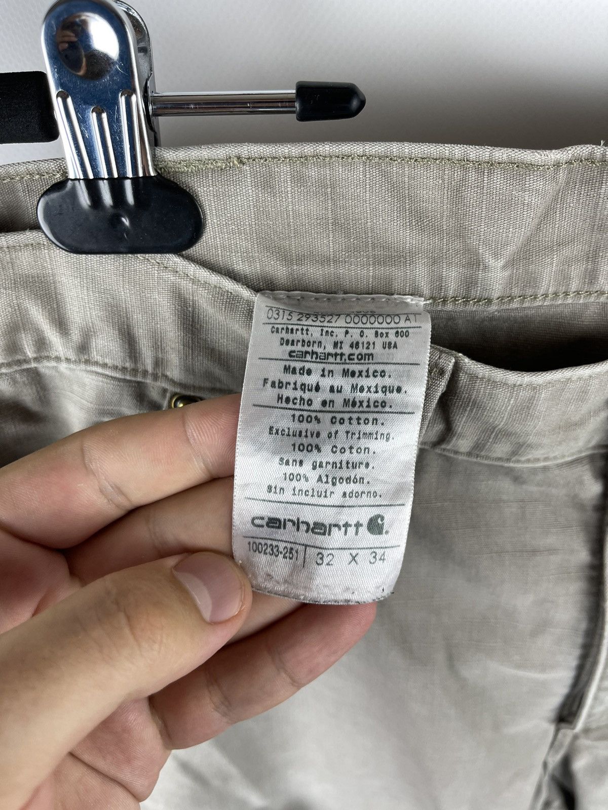 Carhartt Carhartt vintage worker cargo distressed double knee pants Size US 32 / EU 48 - 15 Thumbnail