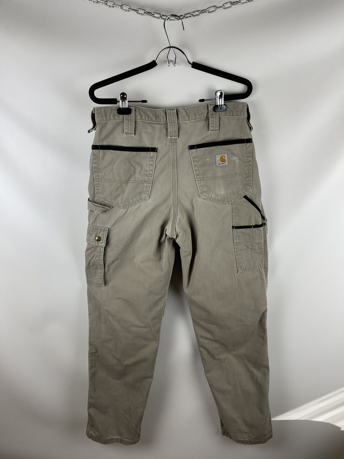 Carhartt Carhartt vintage worker cargo distressed double knee pants Size US 32 / EU 48 - 2 Thumbnail