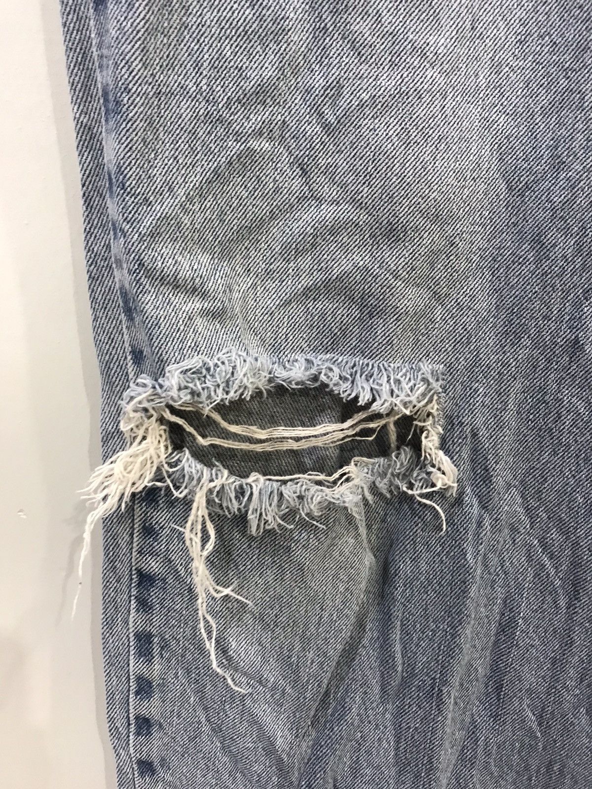 Levi's × Vintage Vintage 90s Levis 550 Relaxed Fit 554 Button Denim Size US 37 - 6 Thumbnail