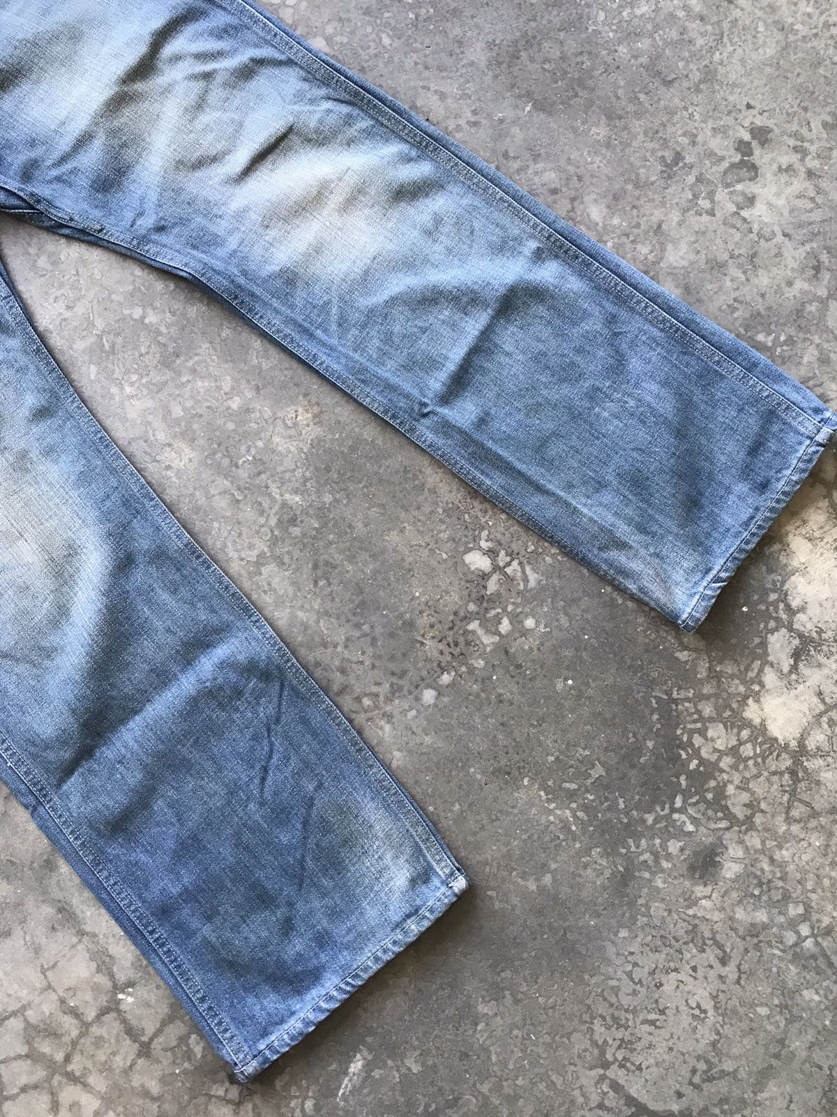 Japanese Brand RAGEBLUE Japan Military Baker Cinch Back Denim Size US 35 - 3 Thumbnail
