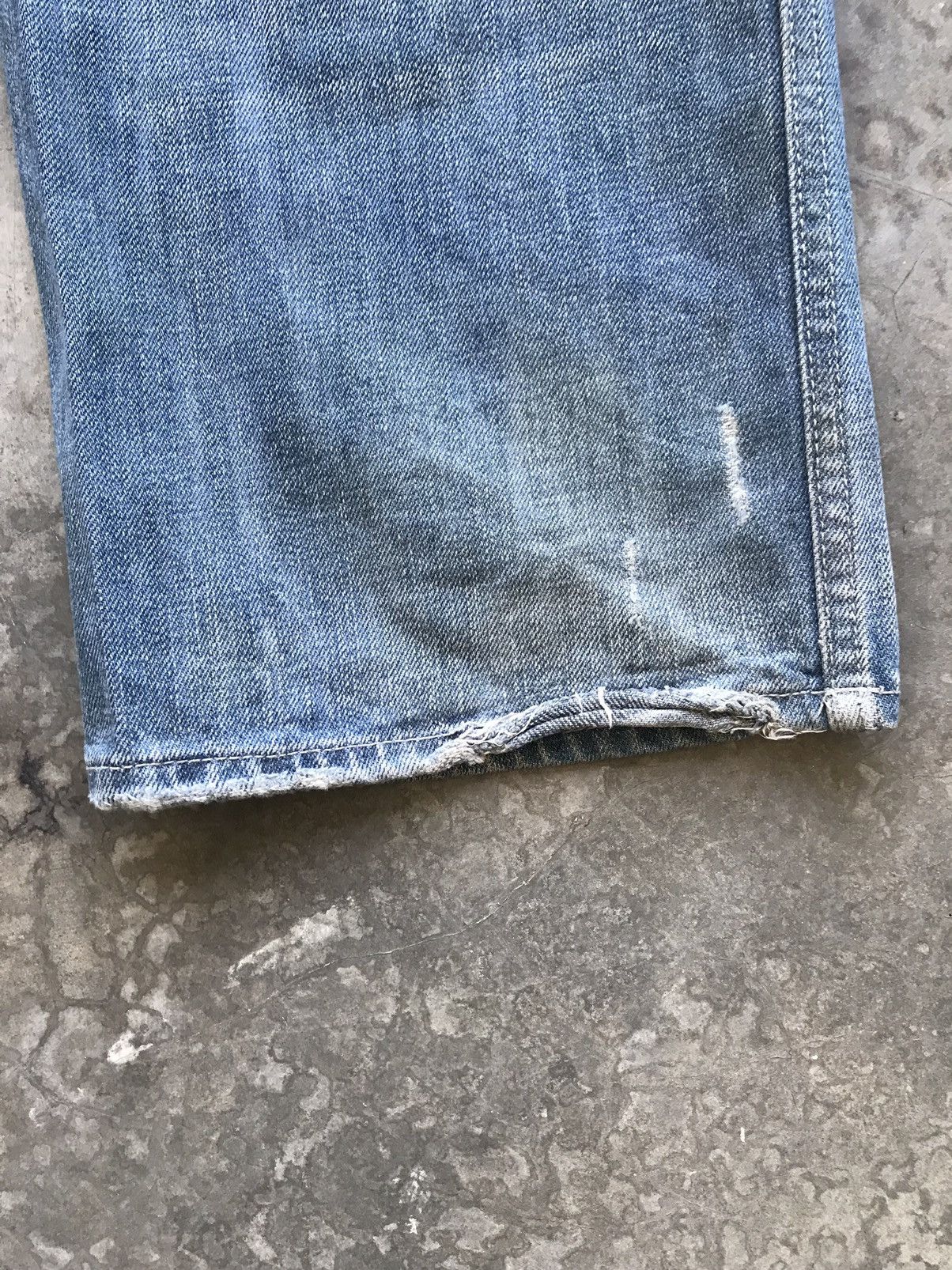 Japanese Brand RAGEBLUE Japan Military Baker Cinch Back Denim Size US 35 - 15 Thumbnail