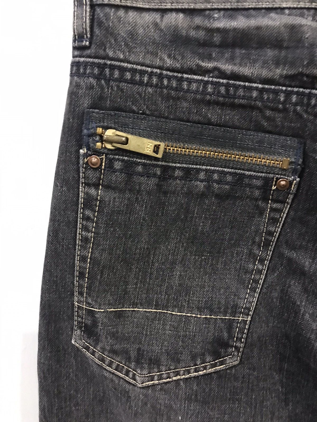 Paul Smith × R.Newbold R Newbold Dope Rare Design Zipper Denim Size US 30 / EU 46 - 11 Thumbnail