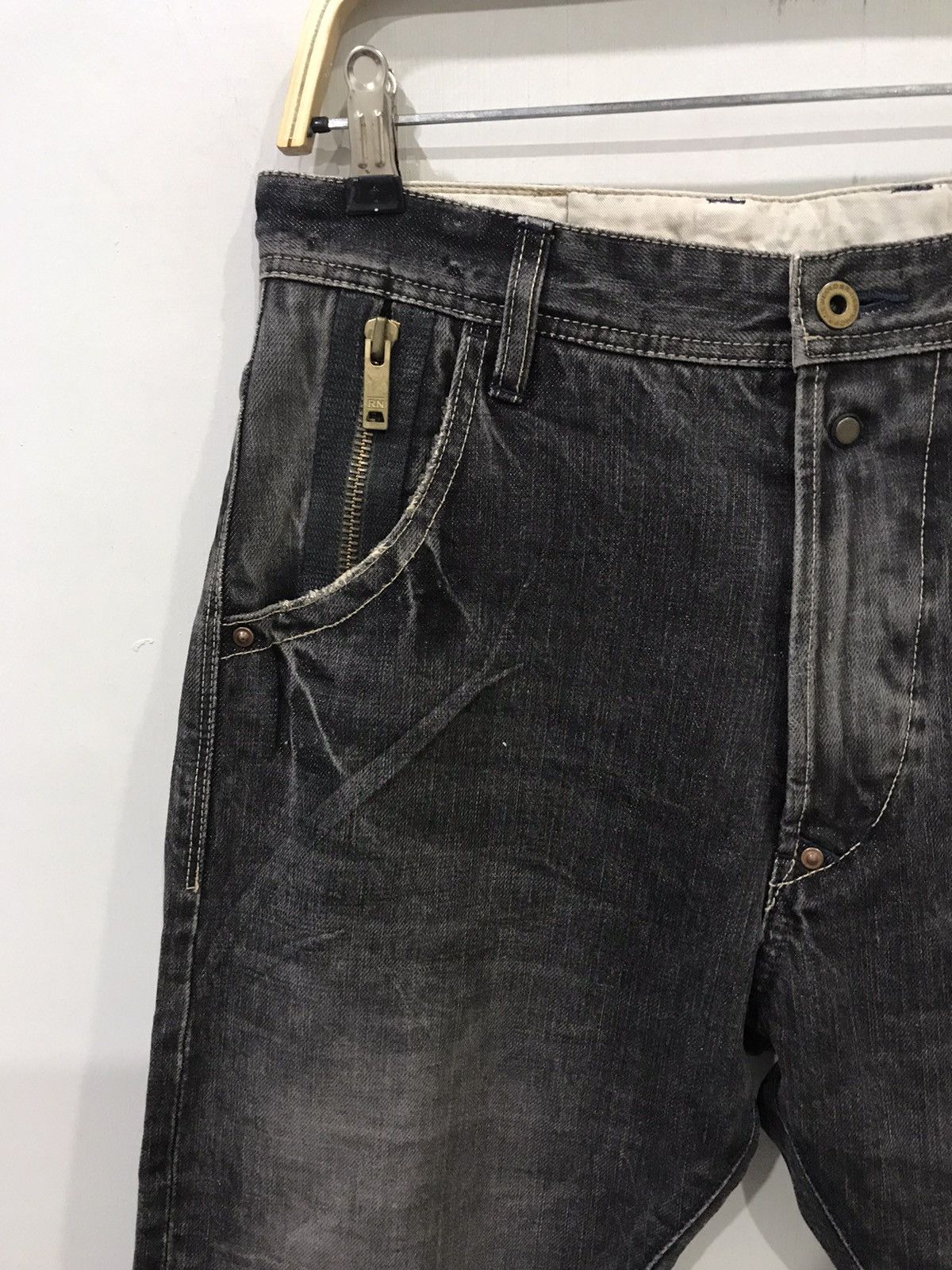 Paul Smith × R.Newbold R Newbold Dope Rare Design Zipper Denim Size US 30 / EU 46 - 3 Thumbnail