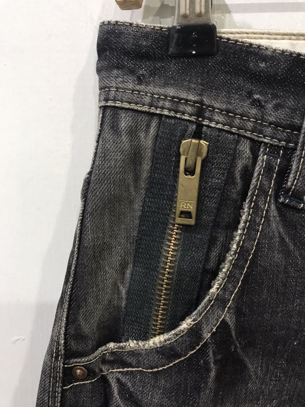 Paul Smith × R.Newbold R Newbold Dope Rare Design Zipper Denim Size US 30 / EU 46 - 7 Thumbnail