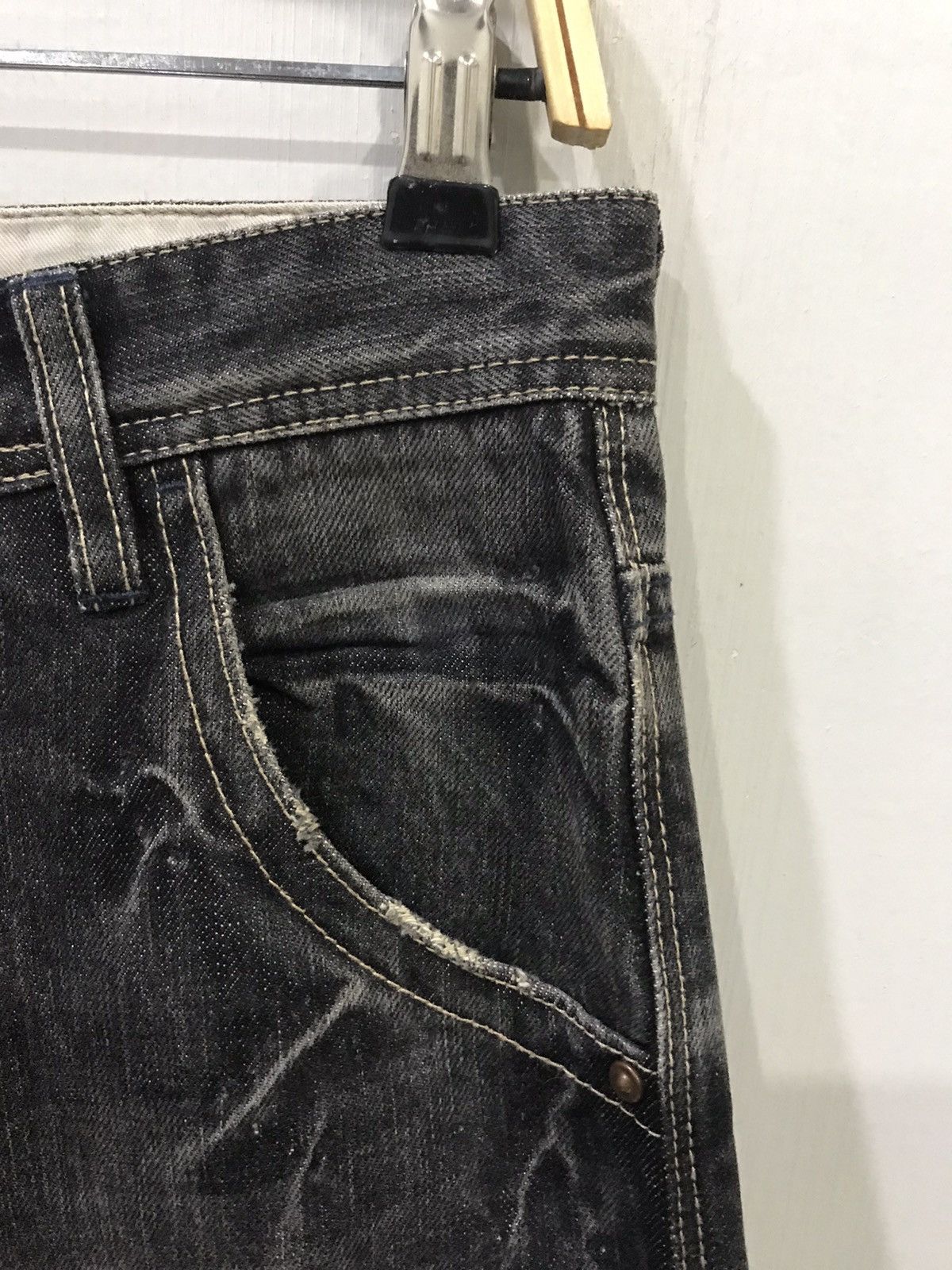 Paul Smith × R.Newbold R Newbold Dope Rare Design Zipper Denim Size US 30 / EU 46 - 8 Thumbnail
