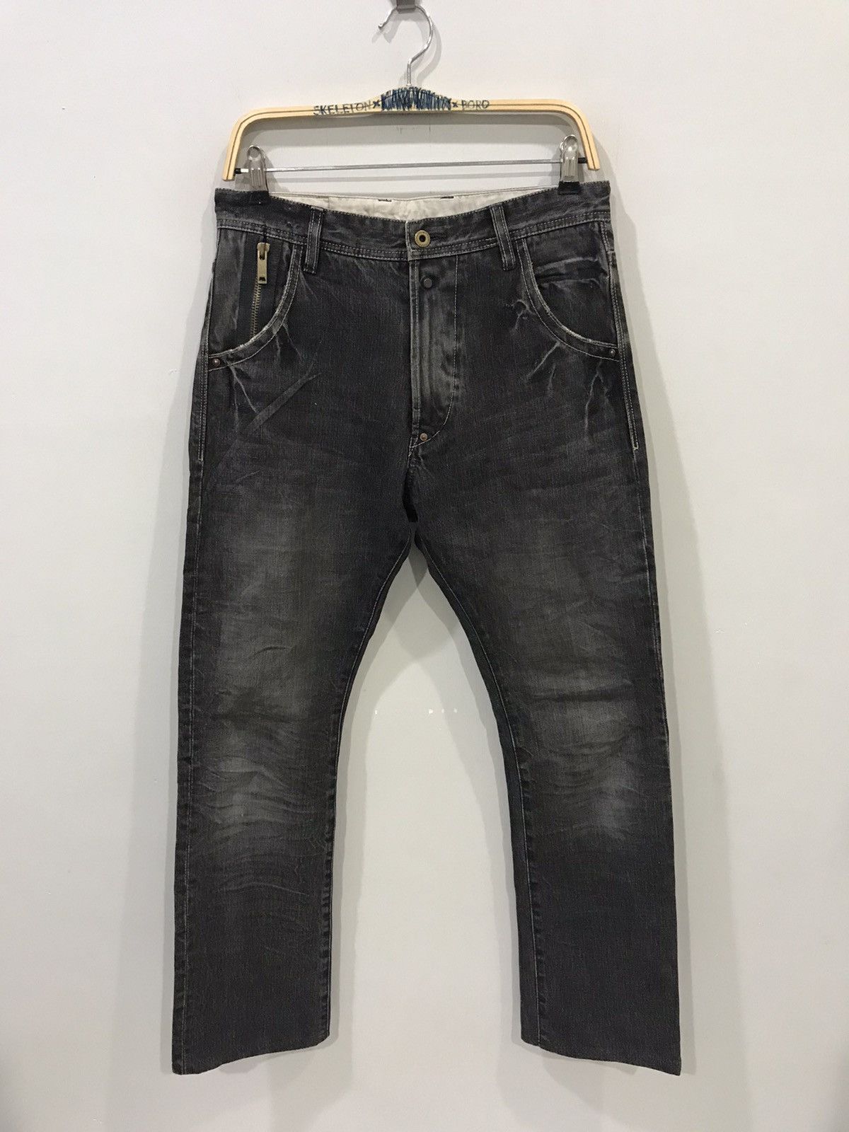 Paul Smith × R.Newbold R Newbold Dope Rare Design Zipper Denim Size US 30 / EU 46 - 1 Thumbnail