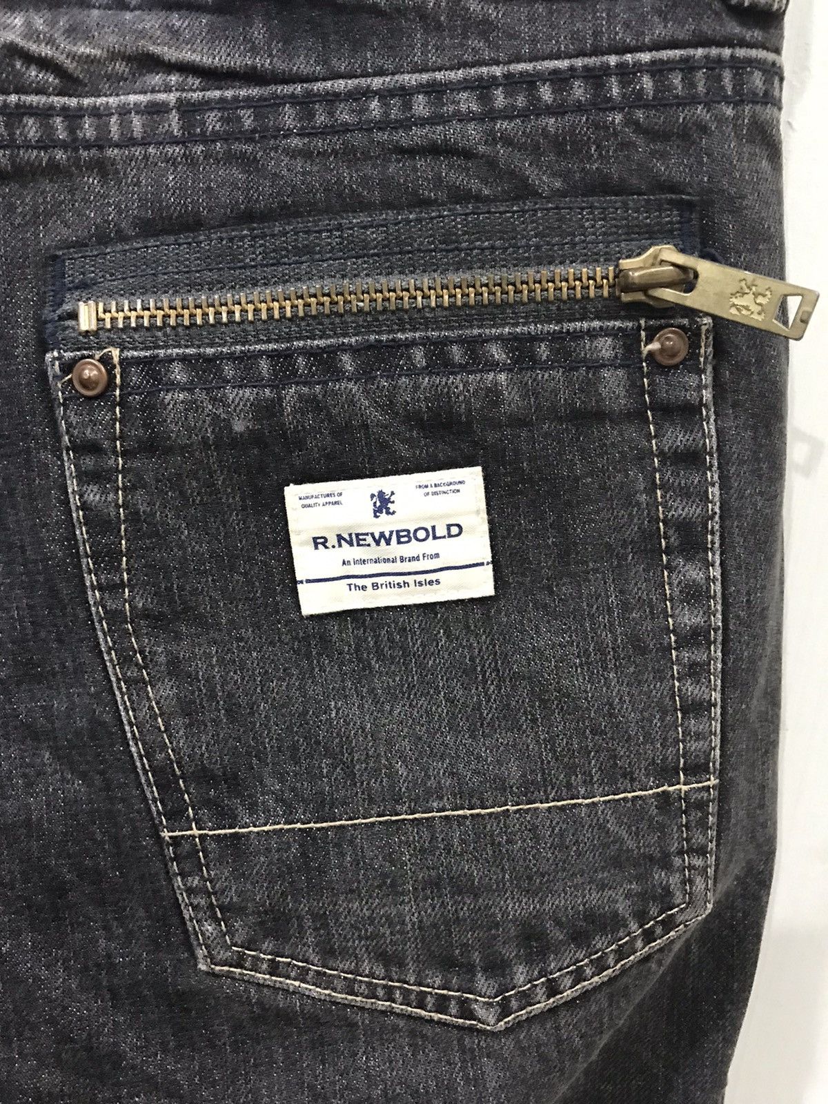 Paul Smith × R.Newbold R Newbold Dope Rare Design Zipper Denim Size US 30 / EU 46 - 10 Thumbnail