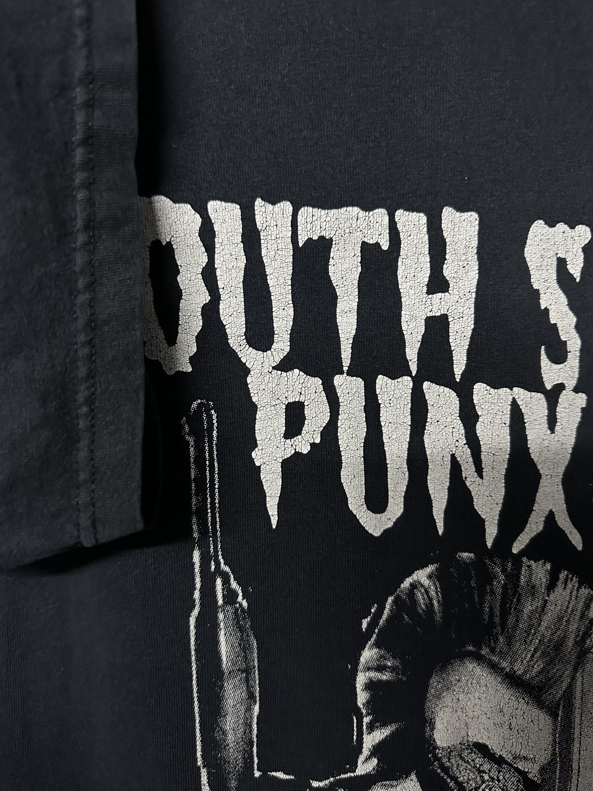 Band Tees × Vintage Vintage Y2K South Side Punx Faded Hardcore Punk Tee Size US L / EU 52-54 / 3 - 6 Thumbnail