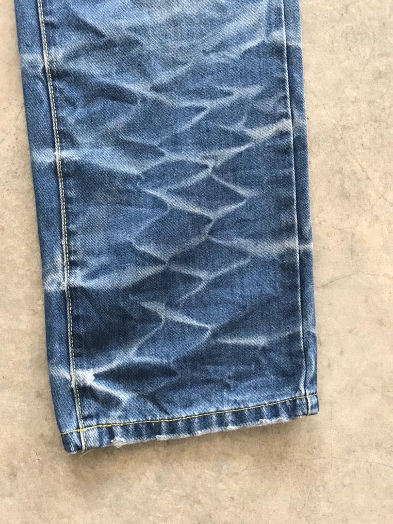 Japanese Brand SAN MARUICHI Japan Frog Evolution Distressed Denim Size US 32 / EU 48 - 12 Thumbnail