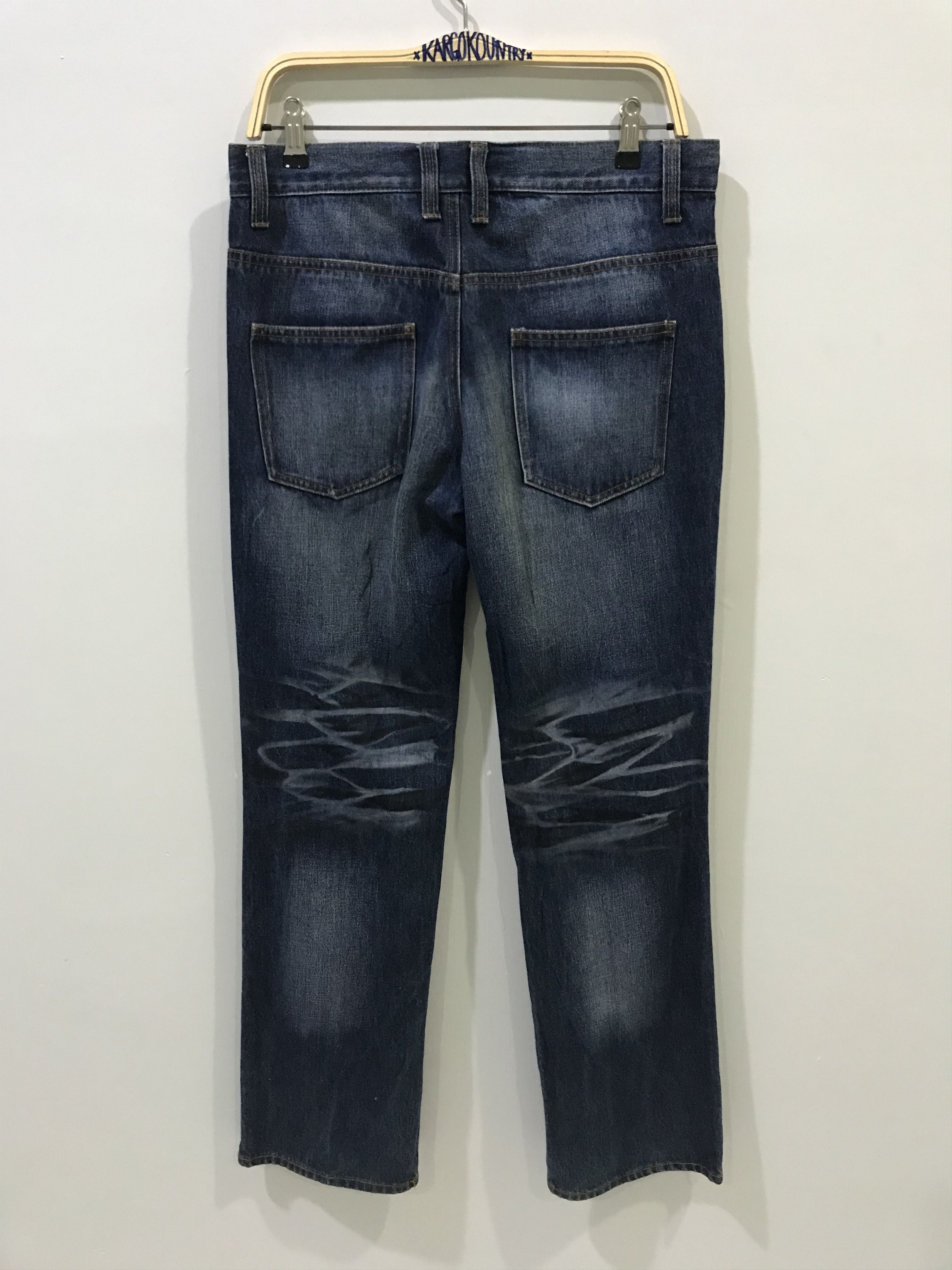 Other Unbranded Triple Slashes Fades Denim Size US 33 - 7 Thumbnail