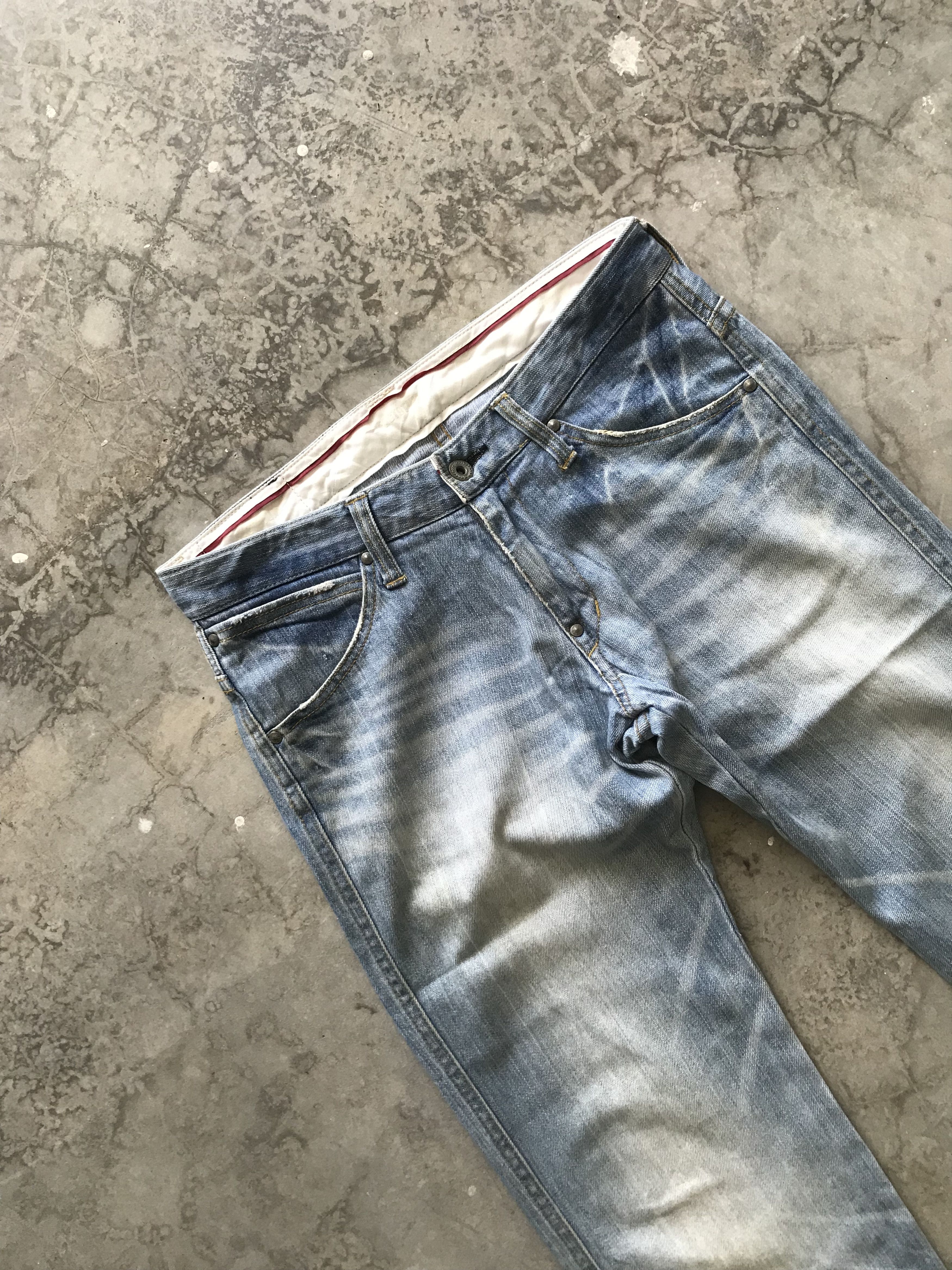 FACTOTUM × Japanese Brand FACTOTUM Japan Stylish Faded Denim Size US 33 - 2 Thumbnail
