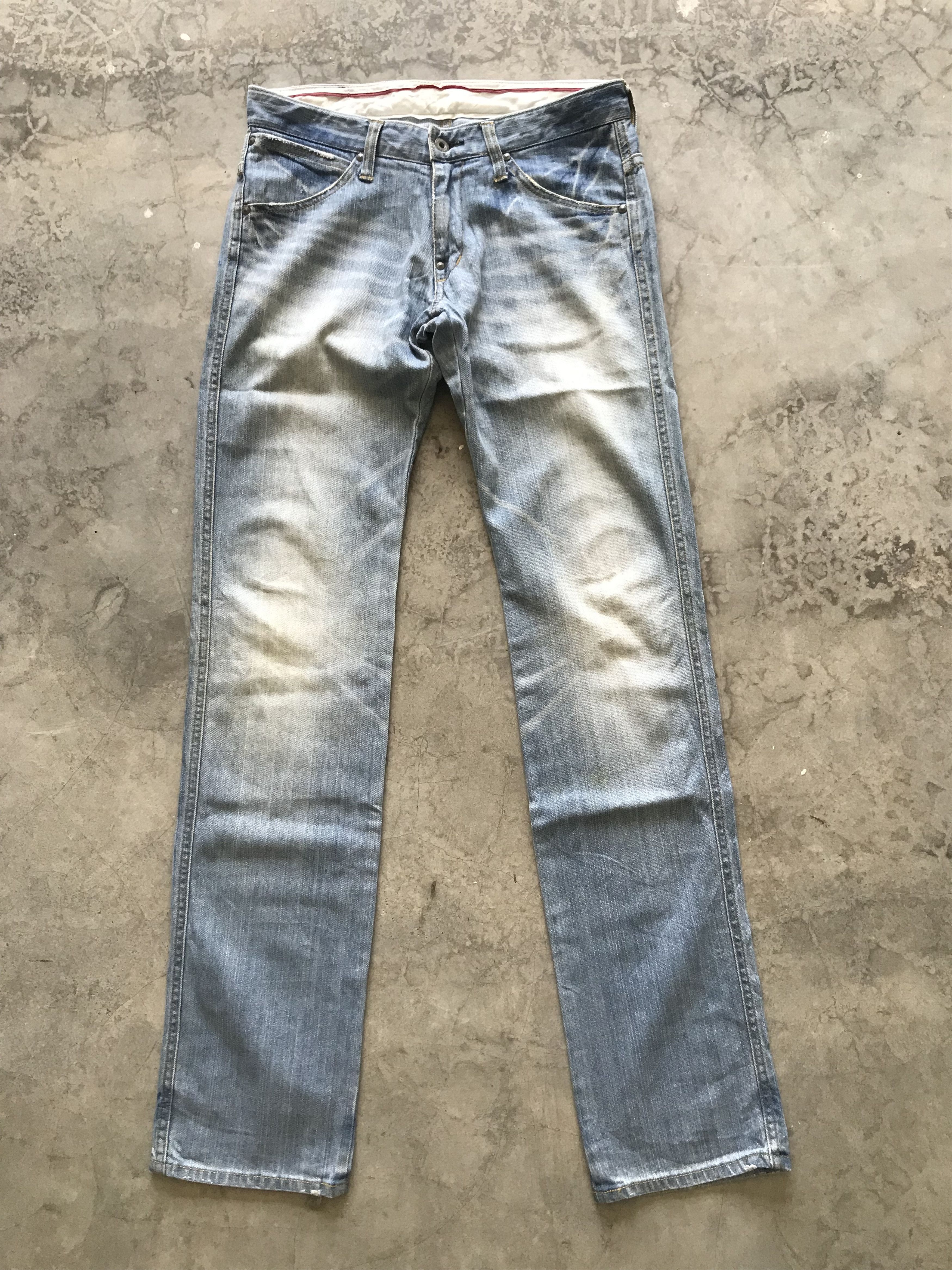 FACTOTUM × Japanese Brand FACTOTUM Japan Stylish Faded Denim Size US 33 - 1 Thumbnail