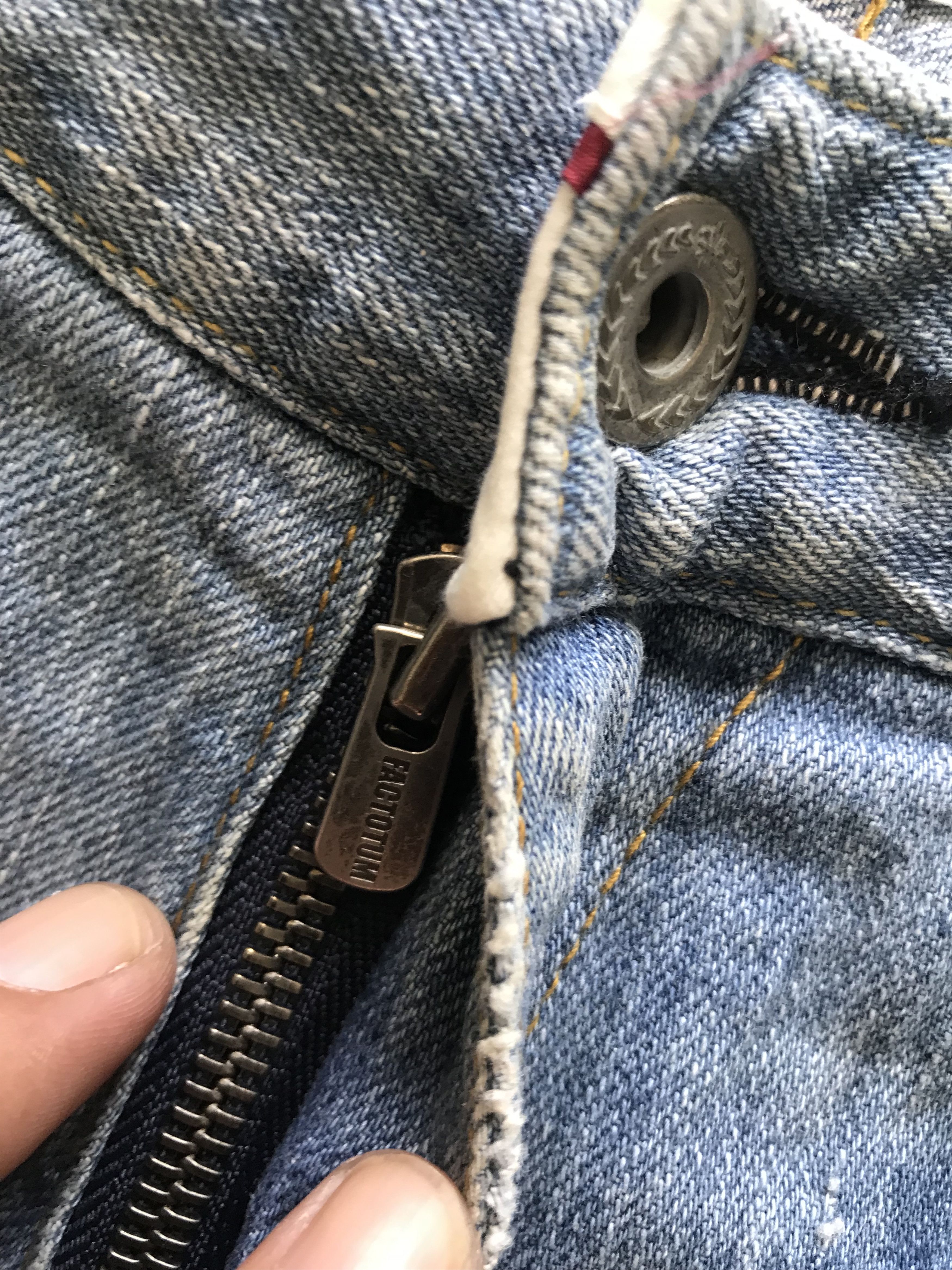 FACTOTUM × Japanese Brand FACTOTUM Japan Stylish Faded Denim Size US 33 - 5 Thumbnail