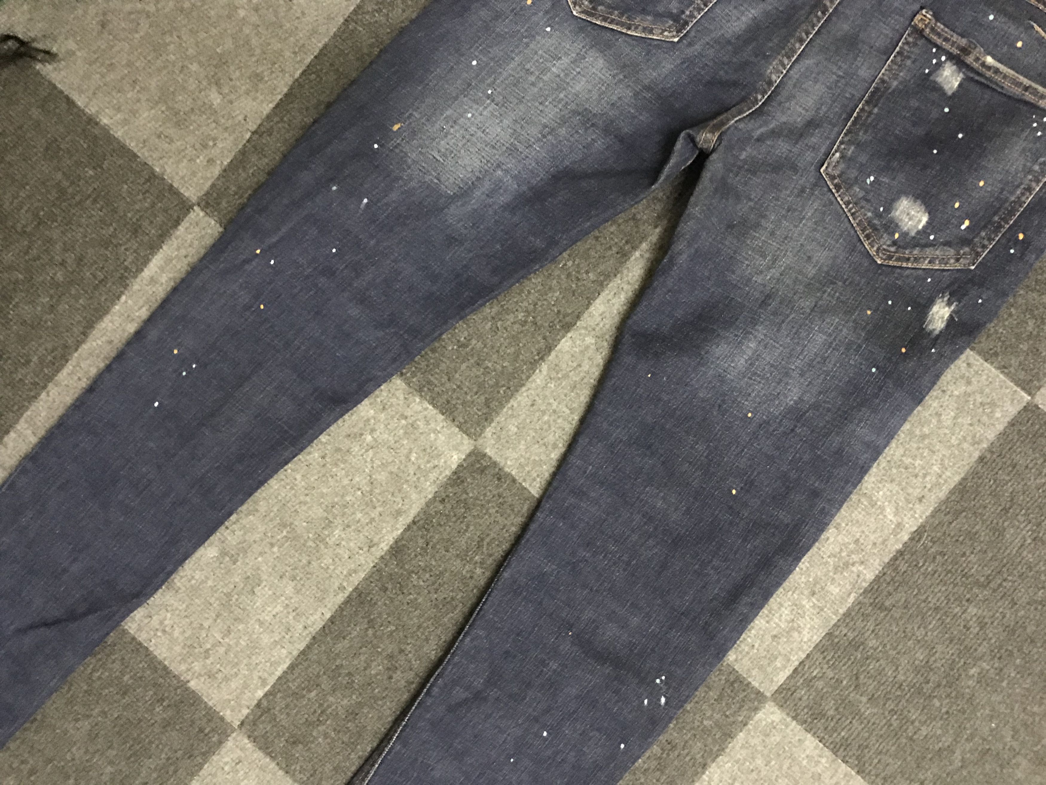 Art Comes First D112 ZARA Patchwork Painter Skinny Jeans Size US 32 / EU 48 - 16 Thumbnail