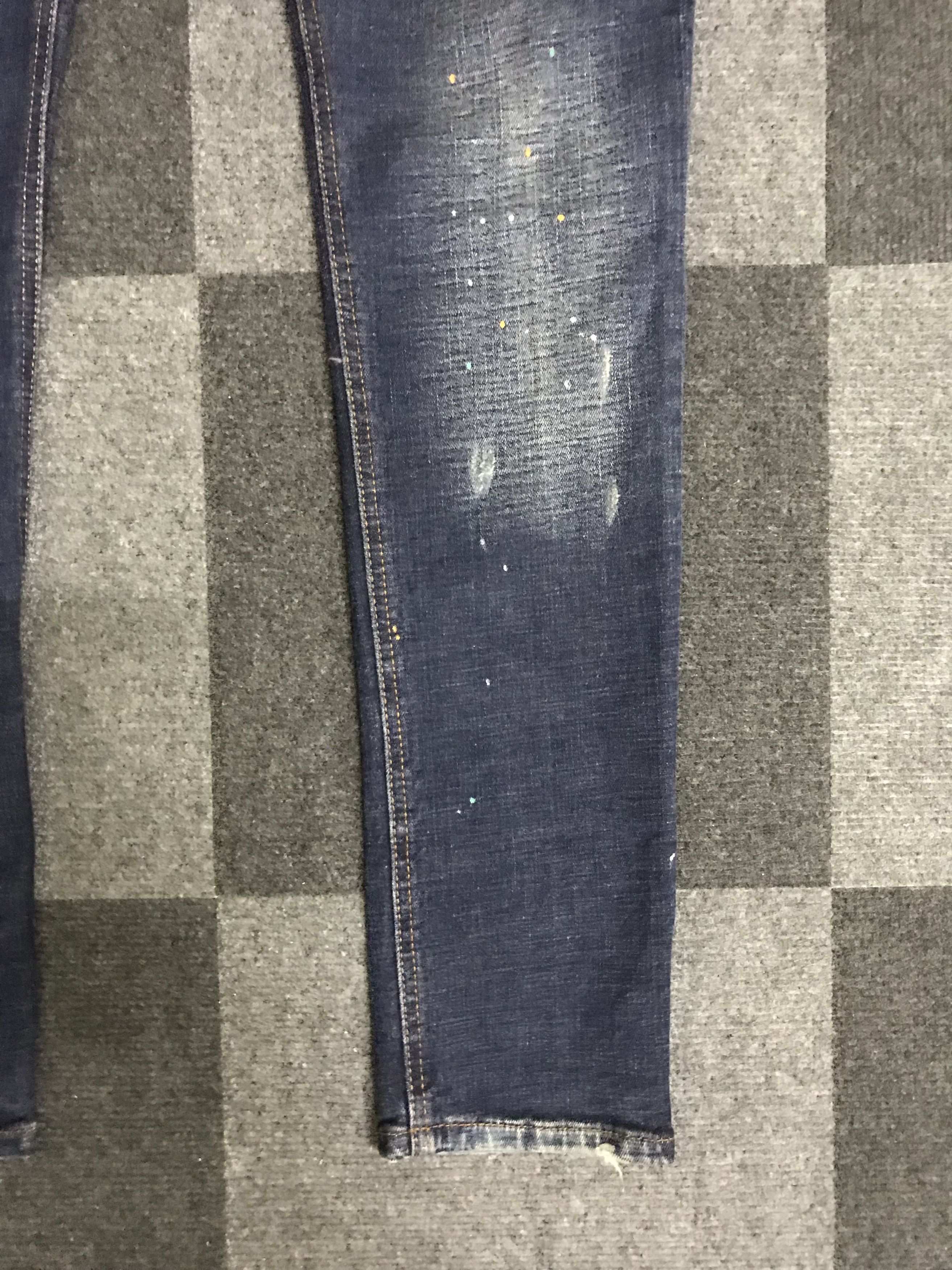 Art Comes First D112 ZARA Patchwork Painter Skinny Jeans Size US 32 / EU 48 - 11 Thumbnail