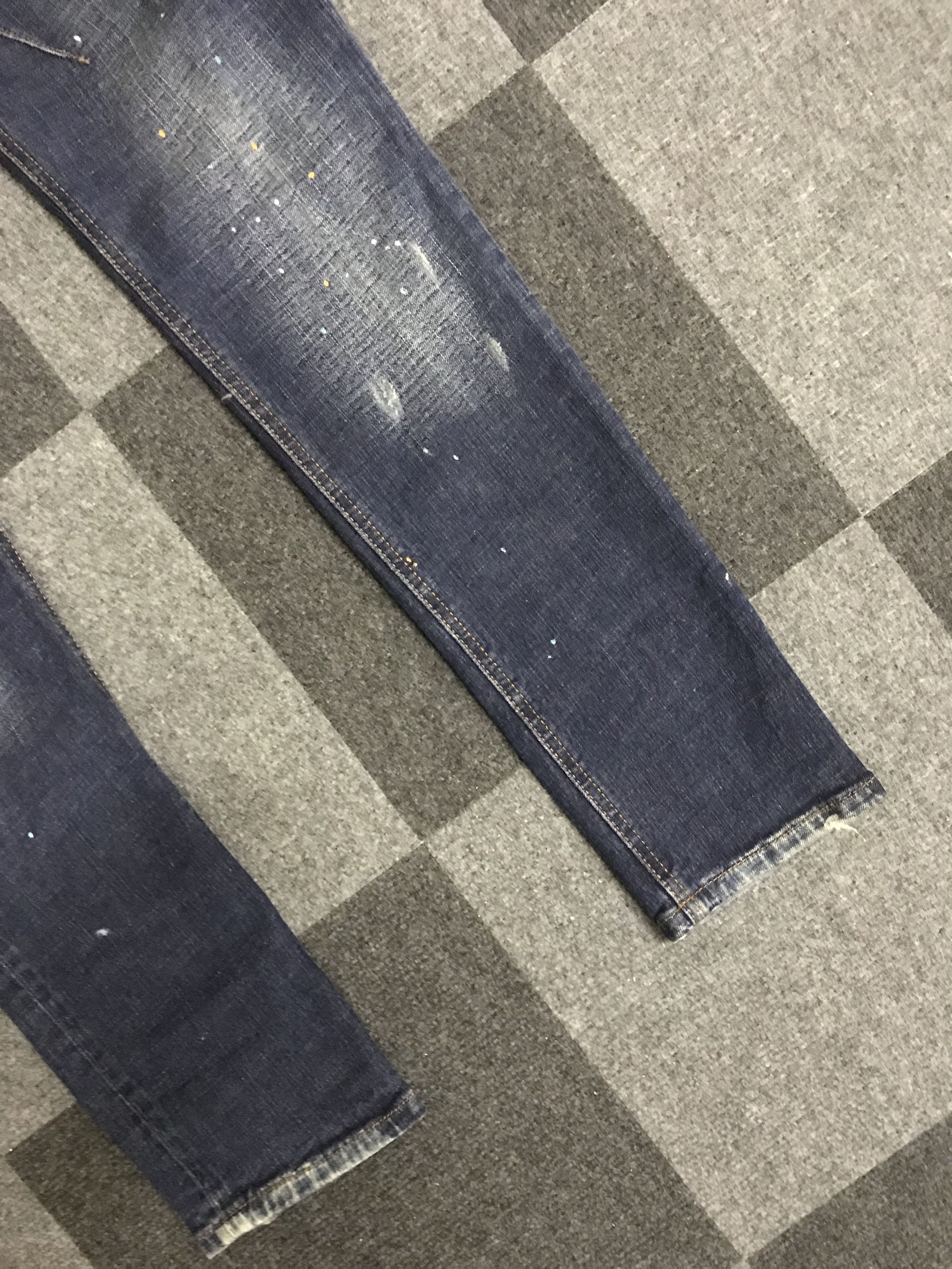 Art Comes First D112 ZARA Patchwork Painter Skinny Jeans Size US 32 / EU 48 - 6 Thumbnail