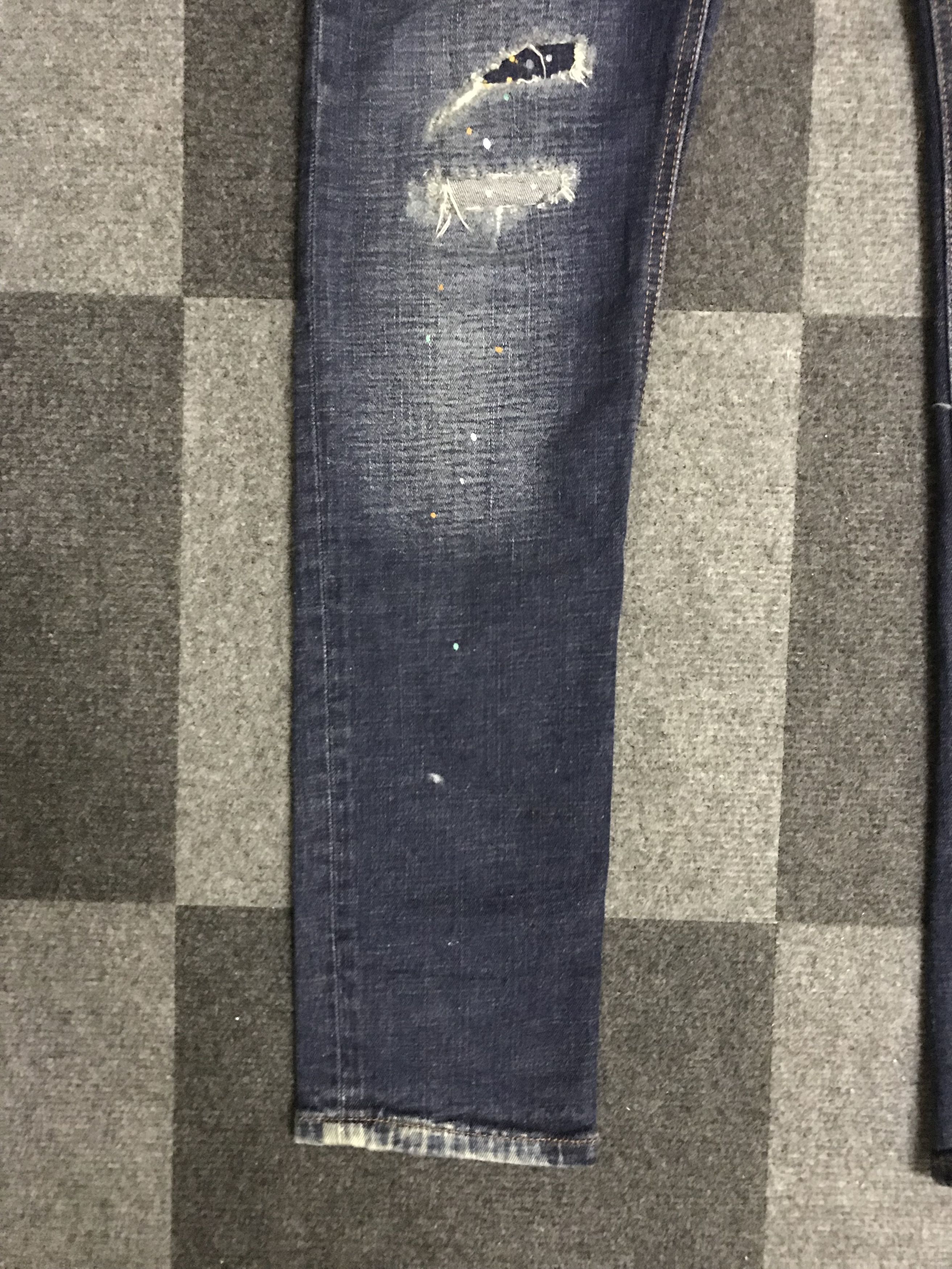 Art Comes First D112 ZARA Patchwork Painter Skinny Jeans Size US 32 / EU 48 - 12 Thumbnail