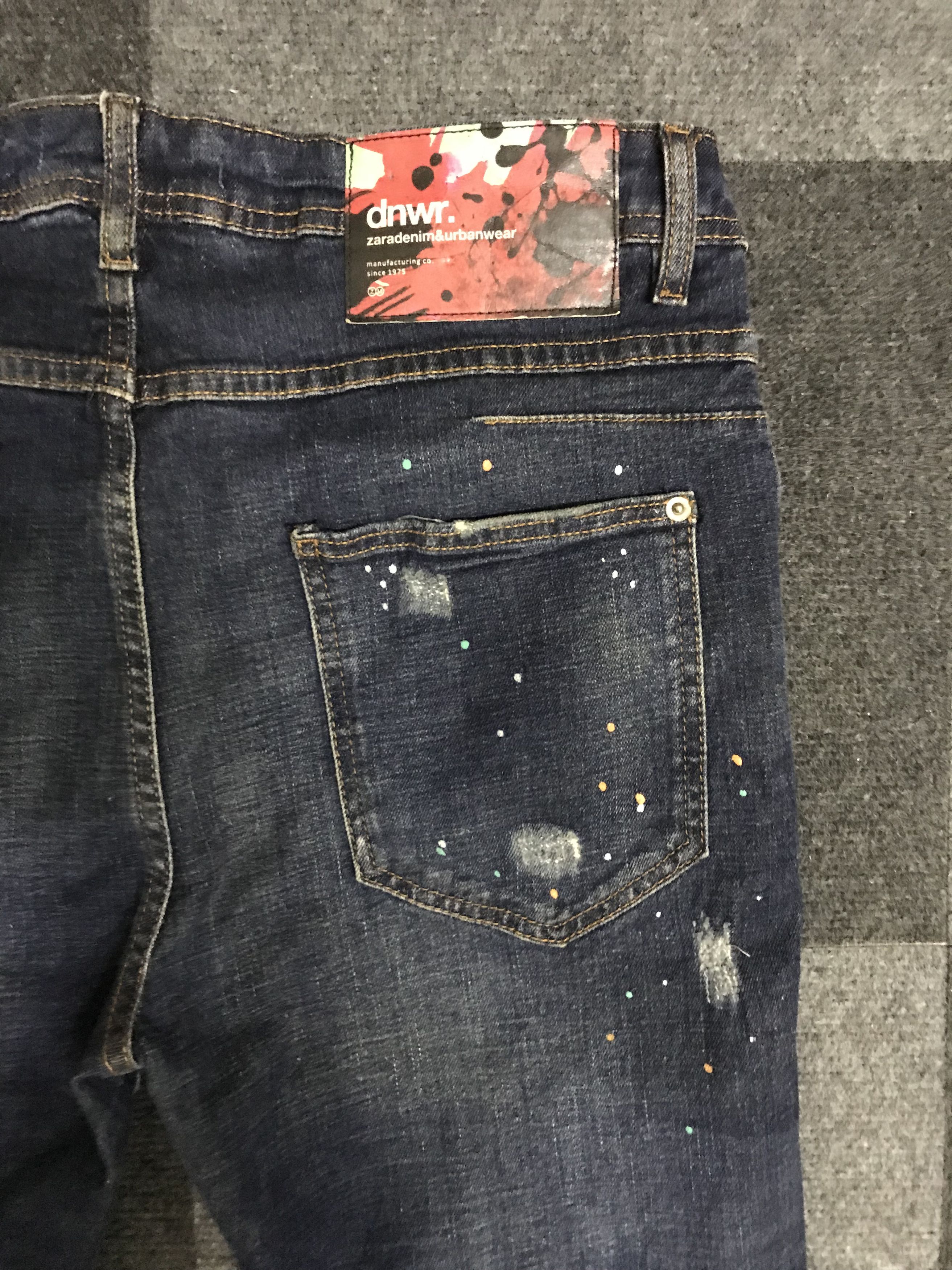 Art Comes First D112 ZARA Patchwork Painter Skinny Jeans Size US 32 / EU 48 - 18 Thumbnail