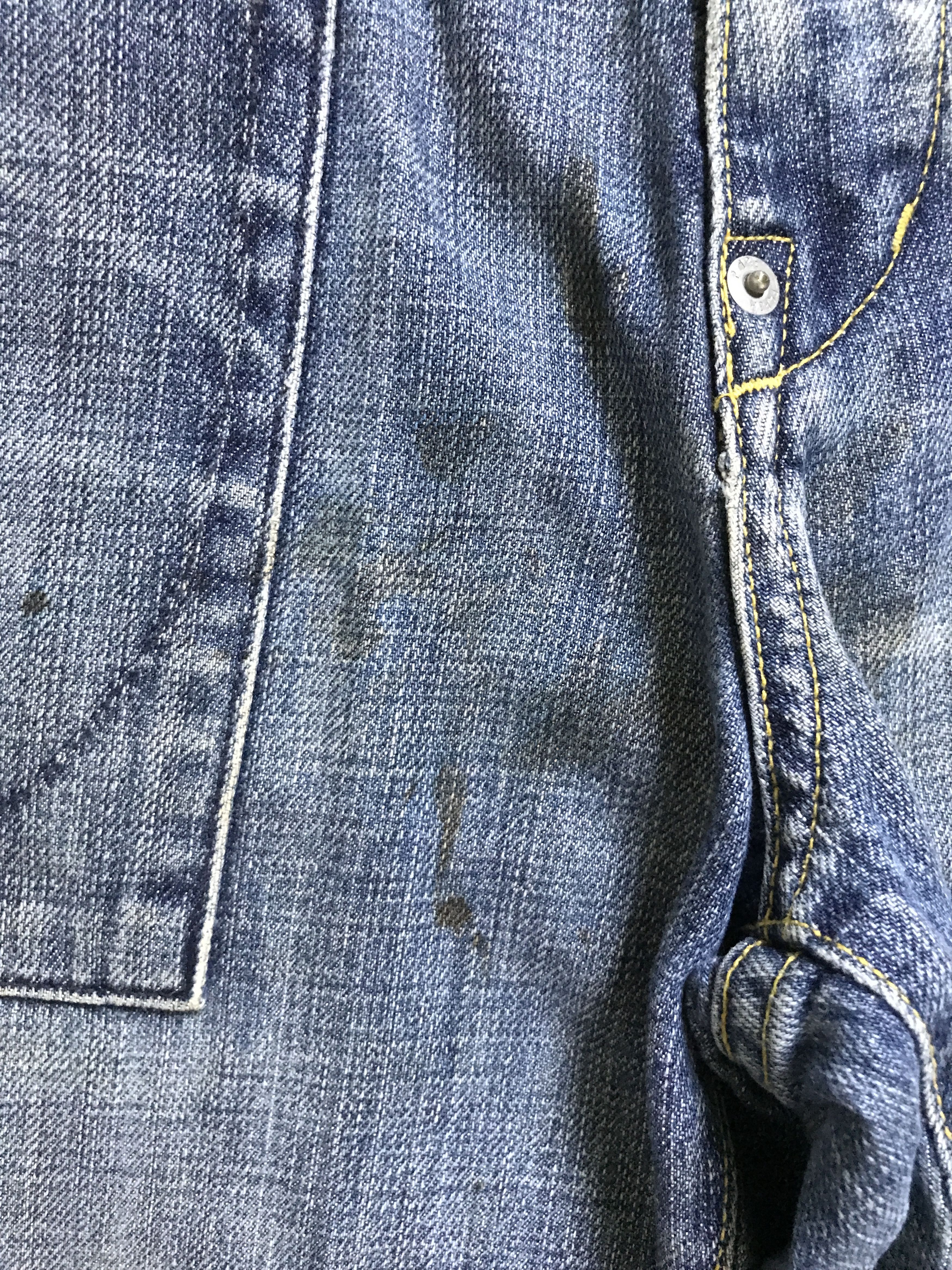Paper Denim & Cloth D95 paper&cloth Ripped Repair Distressed Baker Jeans Size US 31 - 7 Thumbnail