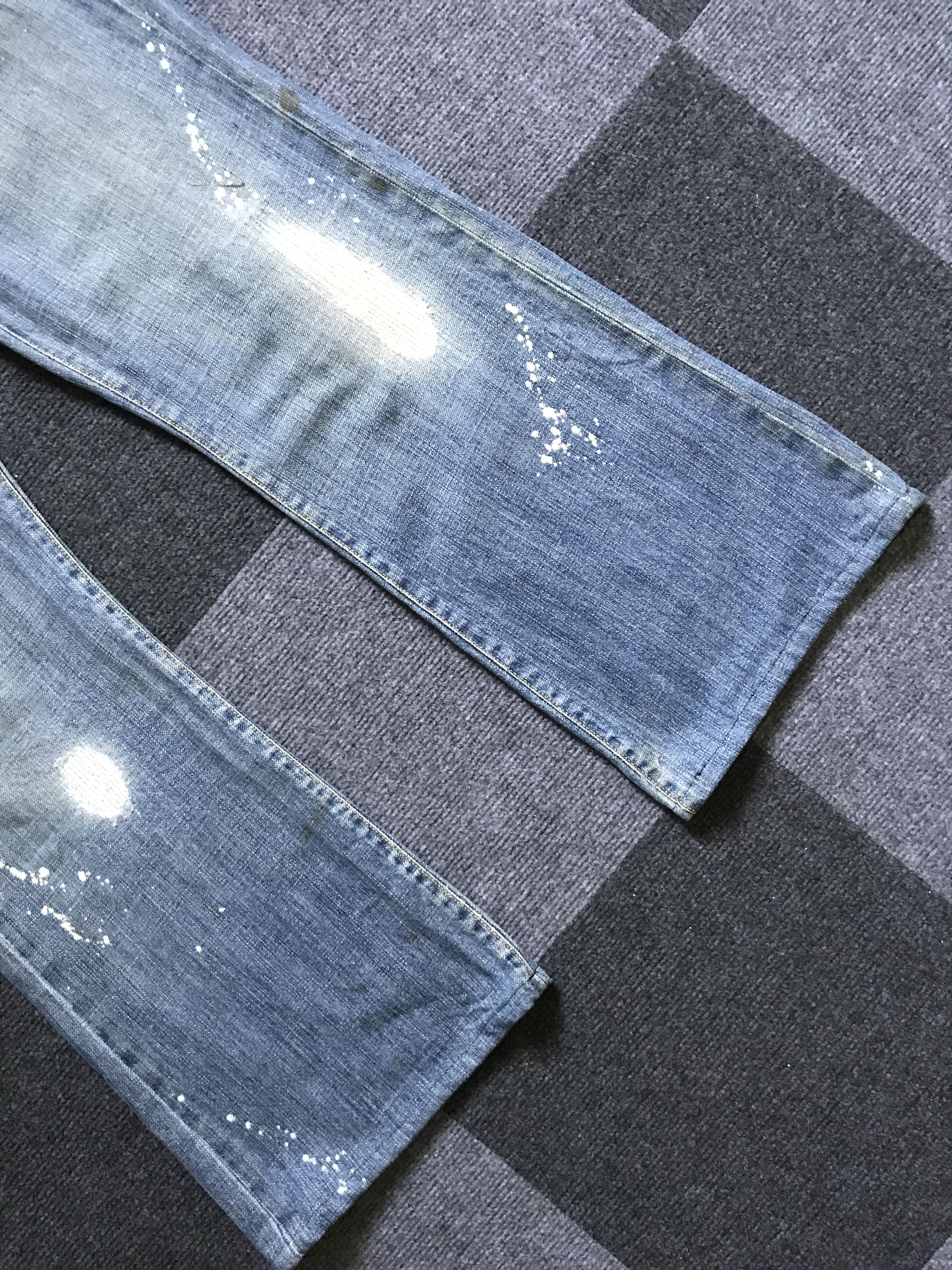 Paper Denim & Cloth D95 paper&cloth Ripped Repair Distressed Baker Jeans Size US 31 - 6 Thumbnail