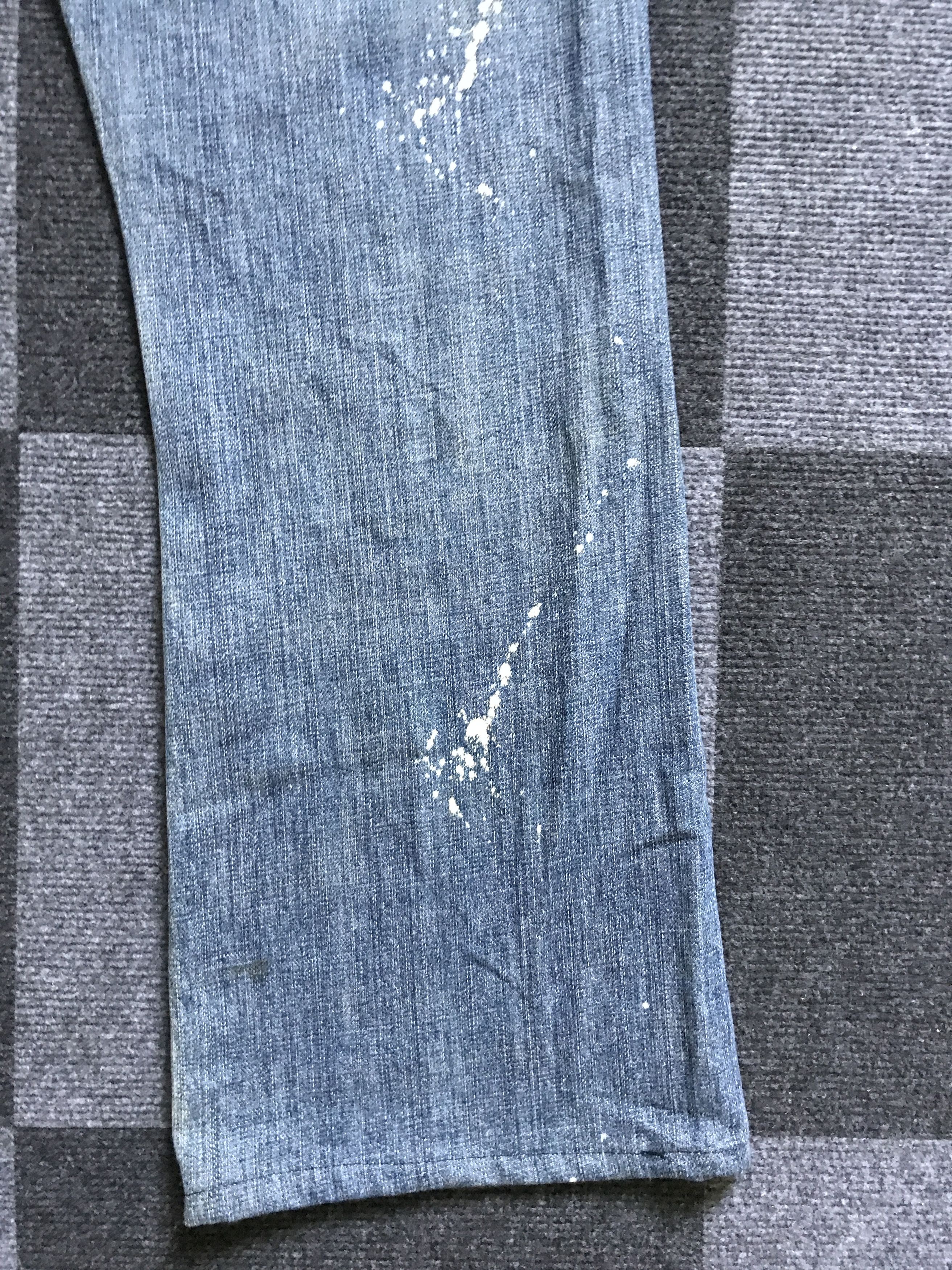 Paper Denim & Cloth D95 paper&cloth Ripped Repair Distressed Baker Jeans Size US 31 - 17 Thumbnail