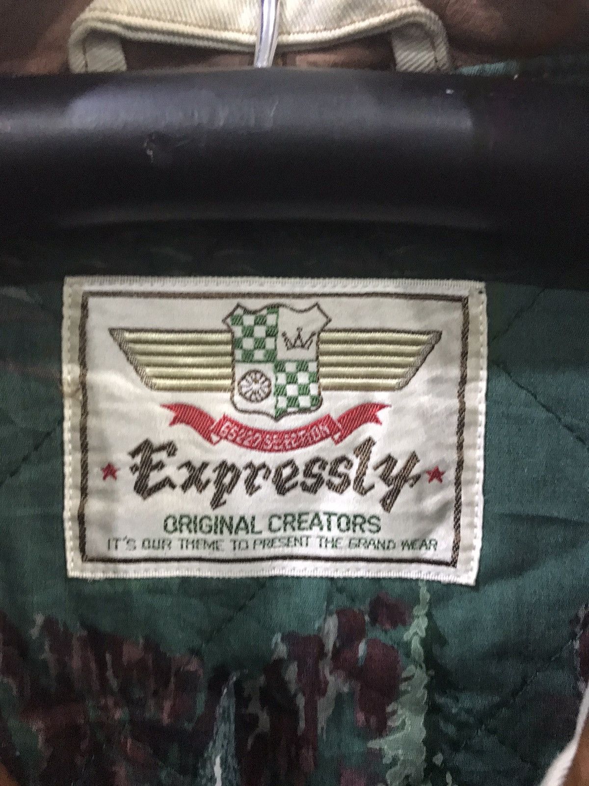 Vintage Vintage Expressly Leather Patches Jacket Size US M / EU 48-50 / 2 - 7 Thumbnail