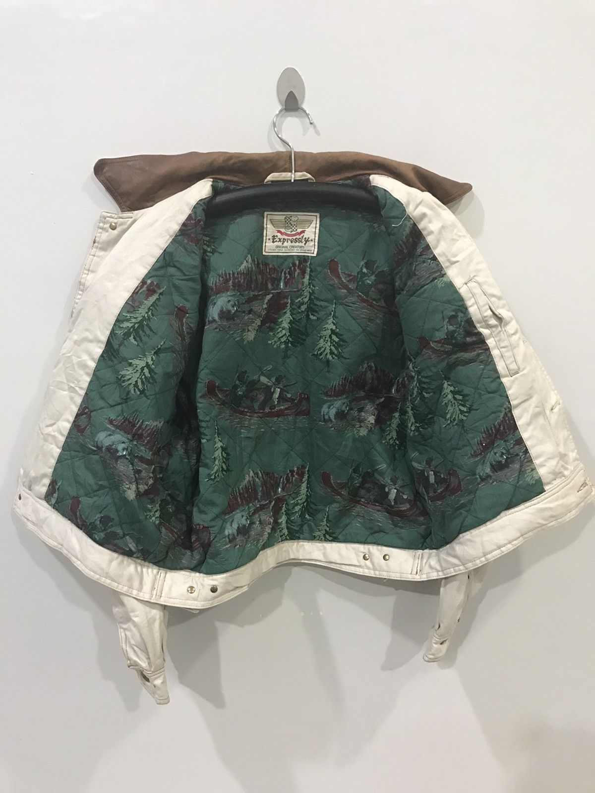 Vintage Vintage Expressly Leather Patches Jacket Size US M / EU 48-50 / 2 - 9 Thumbnail