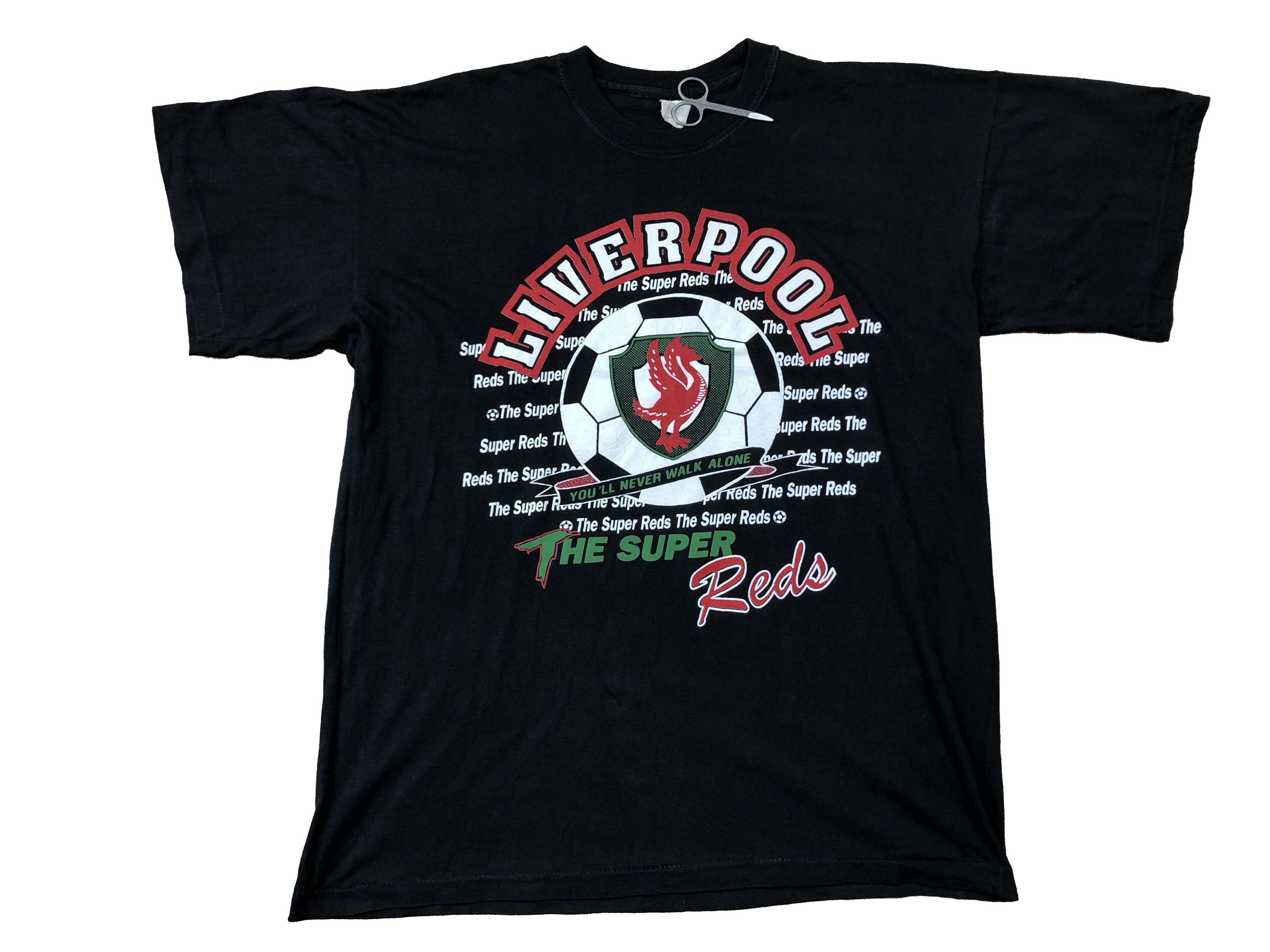 Vintage Vintage Liverpool Rare Tee Super Reds Shirt Y2K Sport Hype Size US L / EU 52-54 / 3 - 1 Thumbnail