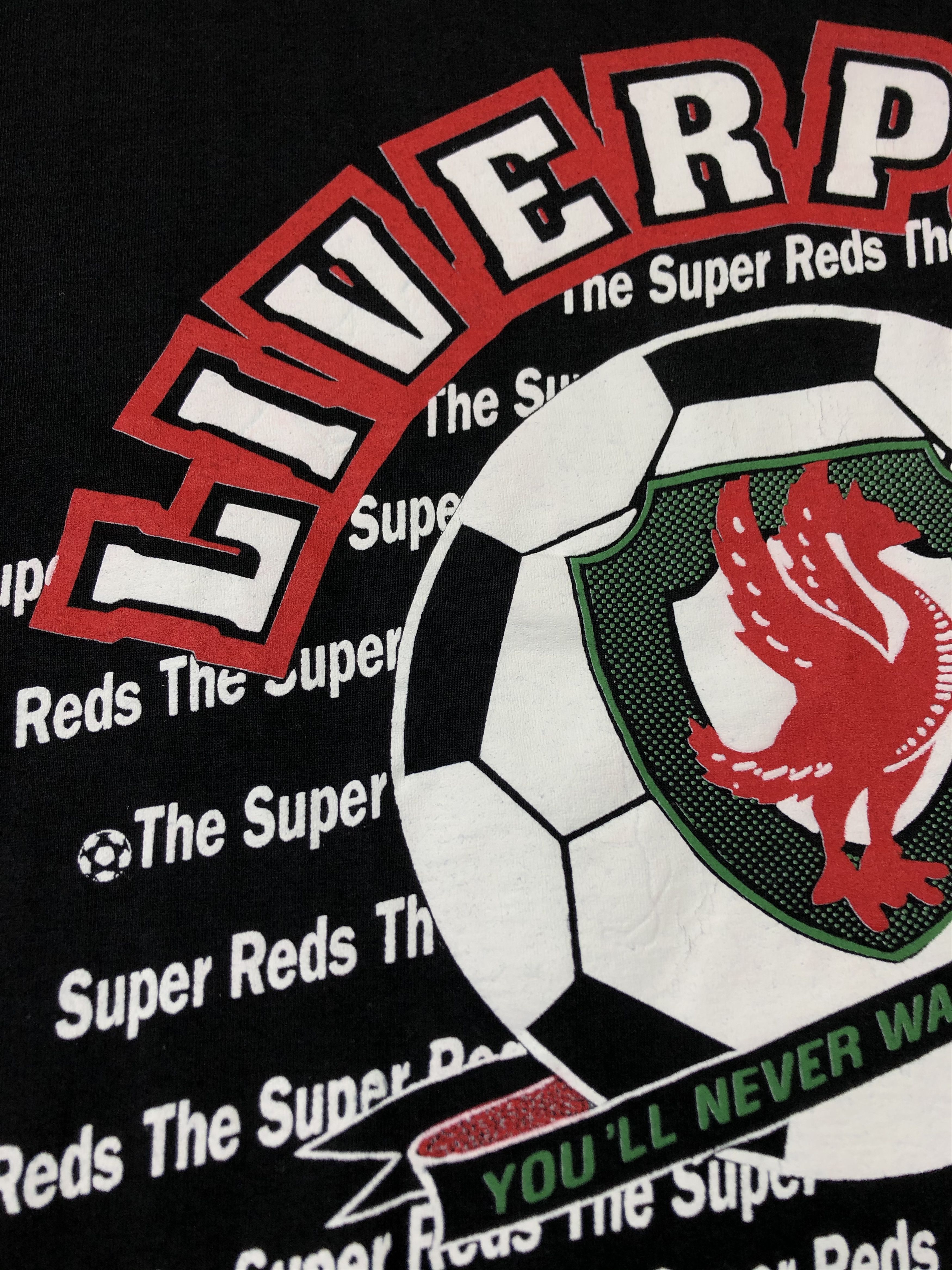 Vintage Vintage Liverpool Rare Tee Super Reds Shirt Y2K Sport Hype Size US L / EU 52-54 / 3 - 6 Thumbnail