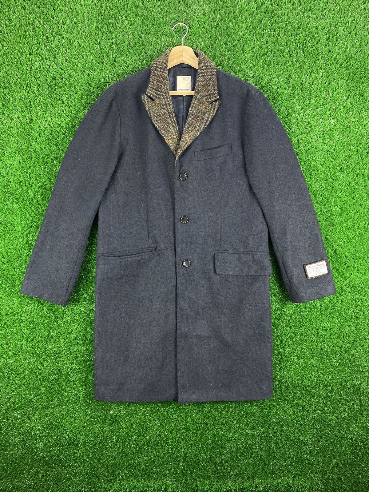 ‼️OFFER‼️Harris Tweed Long Coat Jacket Wool Material