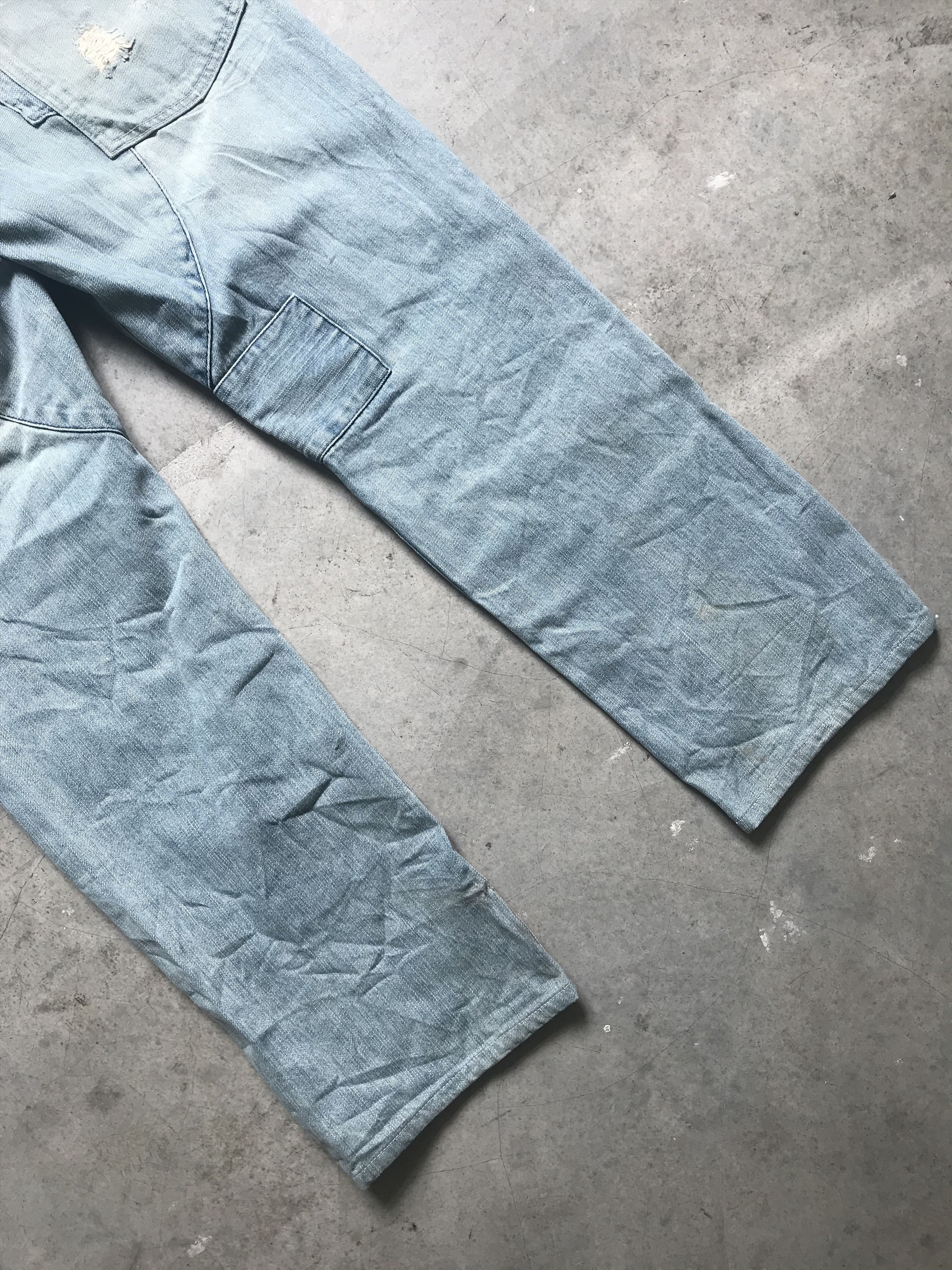Quicksilver × Seditionaries 💥Statement Jeans💥 QUICKSILVER Patchwork Distressed Denim Size US 33 - 14 Thumbnail