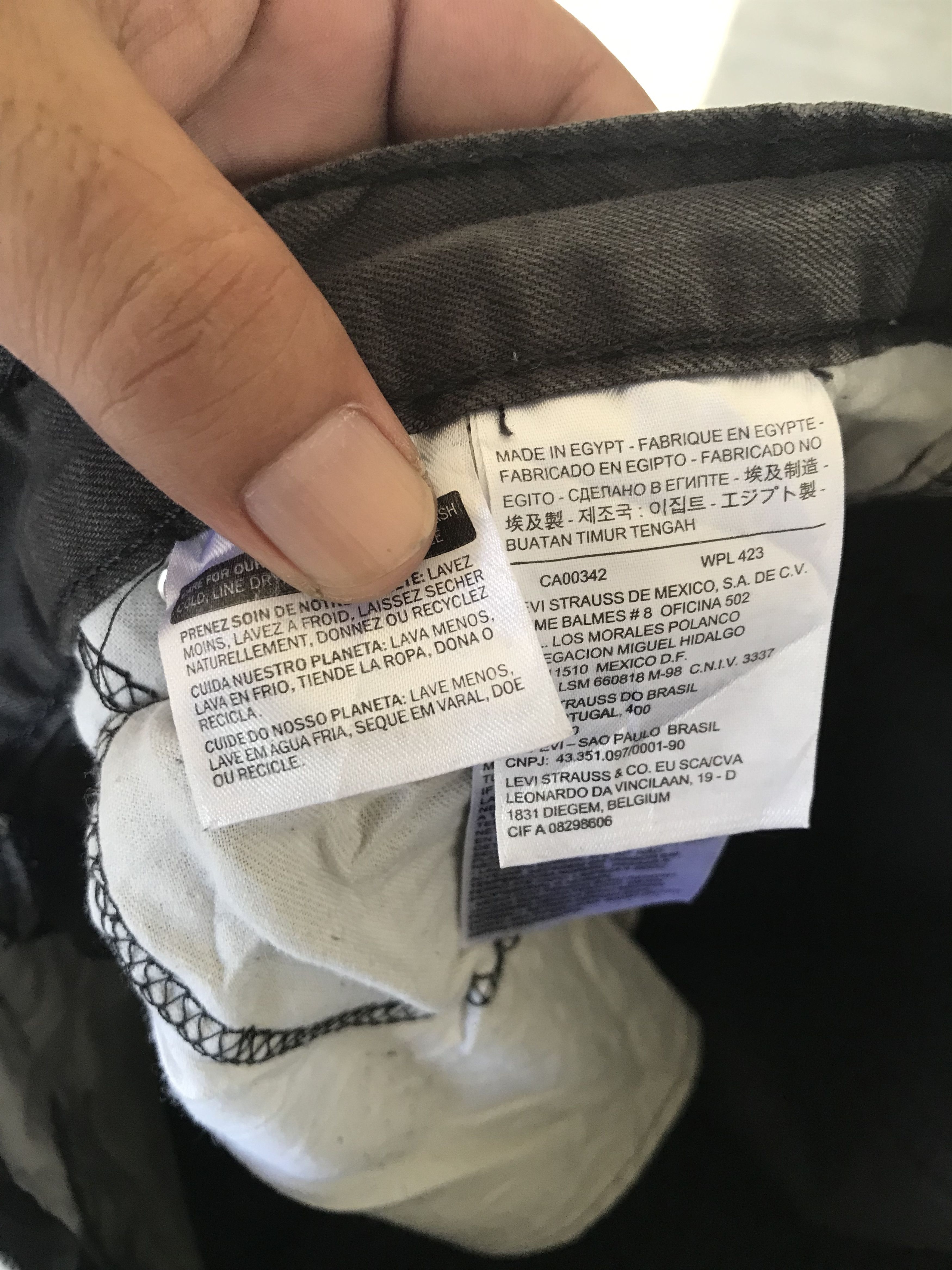 Levi's Levis 505 Black Light Denim Size US 34 / EU 50 - 8 Thumbnail