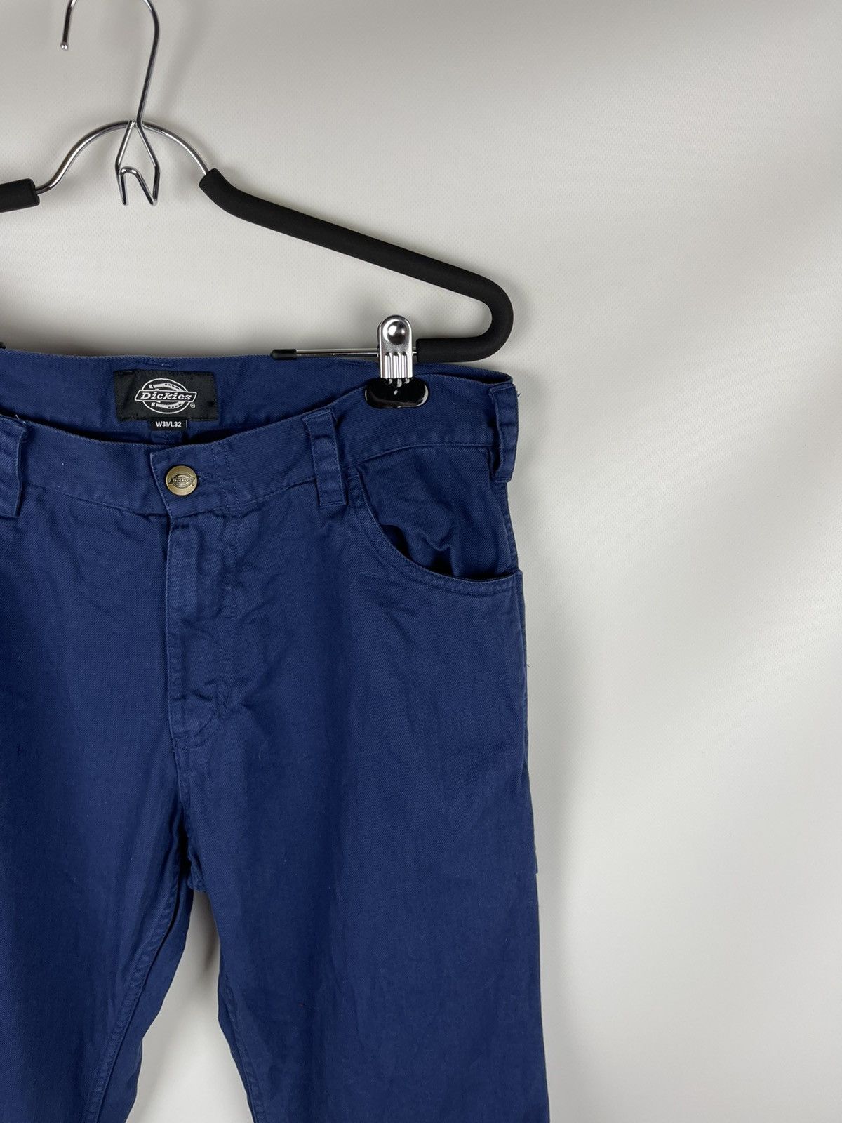 Dickies Dickies vintage streetwear workwear blue chino pants denim Size US 31 - 4 Thumbnail