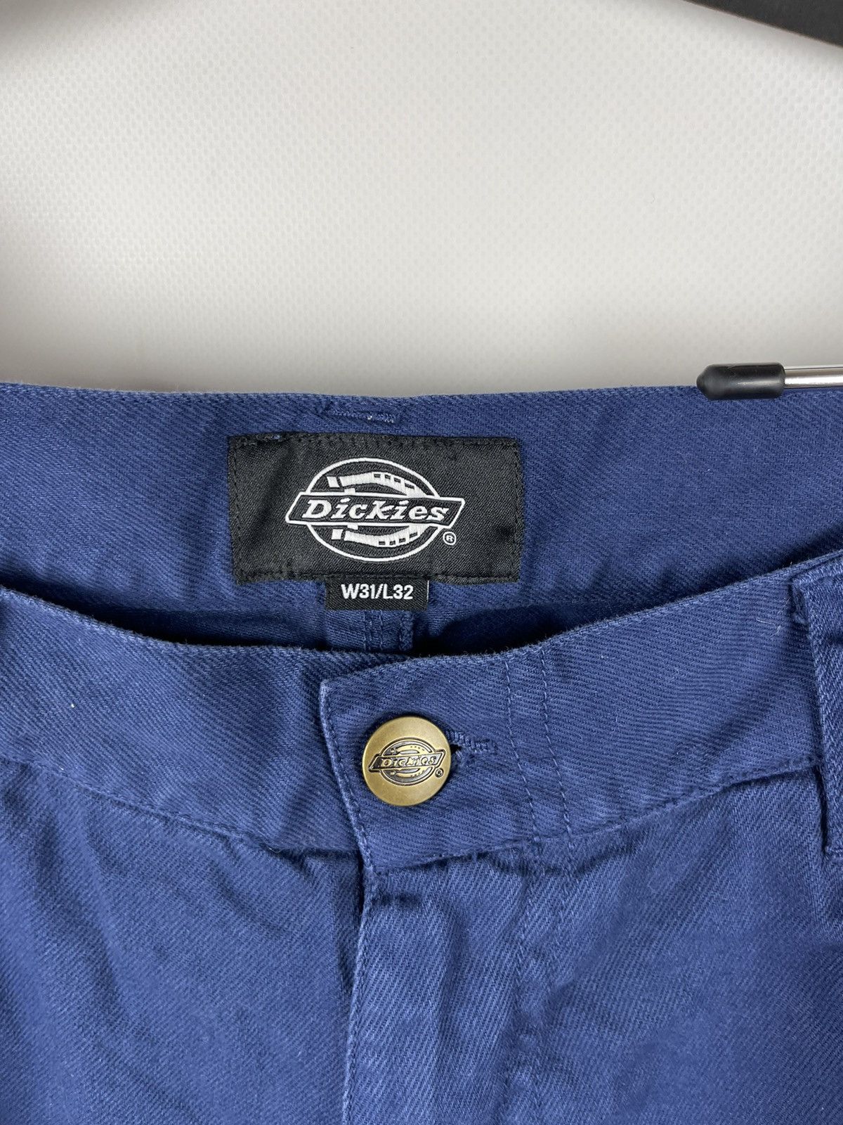 Dickies Dickies vintage streetwear workwear blue chino pants denim Size US 31 - 7 Thumbnail