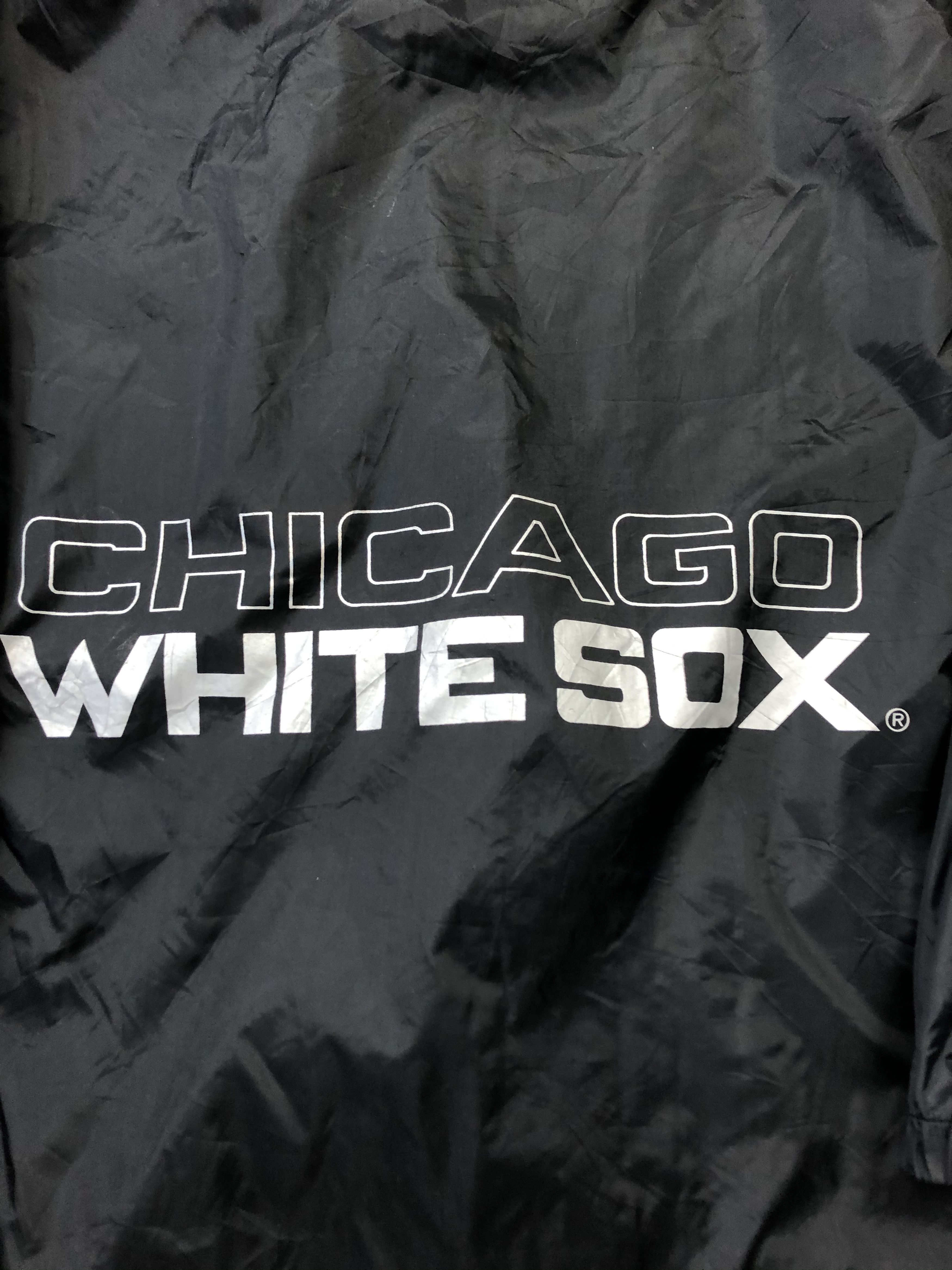 MLB × Vintage Vintage Chicago White Sox Jacker Rare Windbreaker Y2K Hype Size US L / EU 52-54 / 3 - 12 Thumbnail
