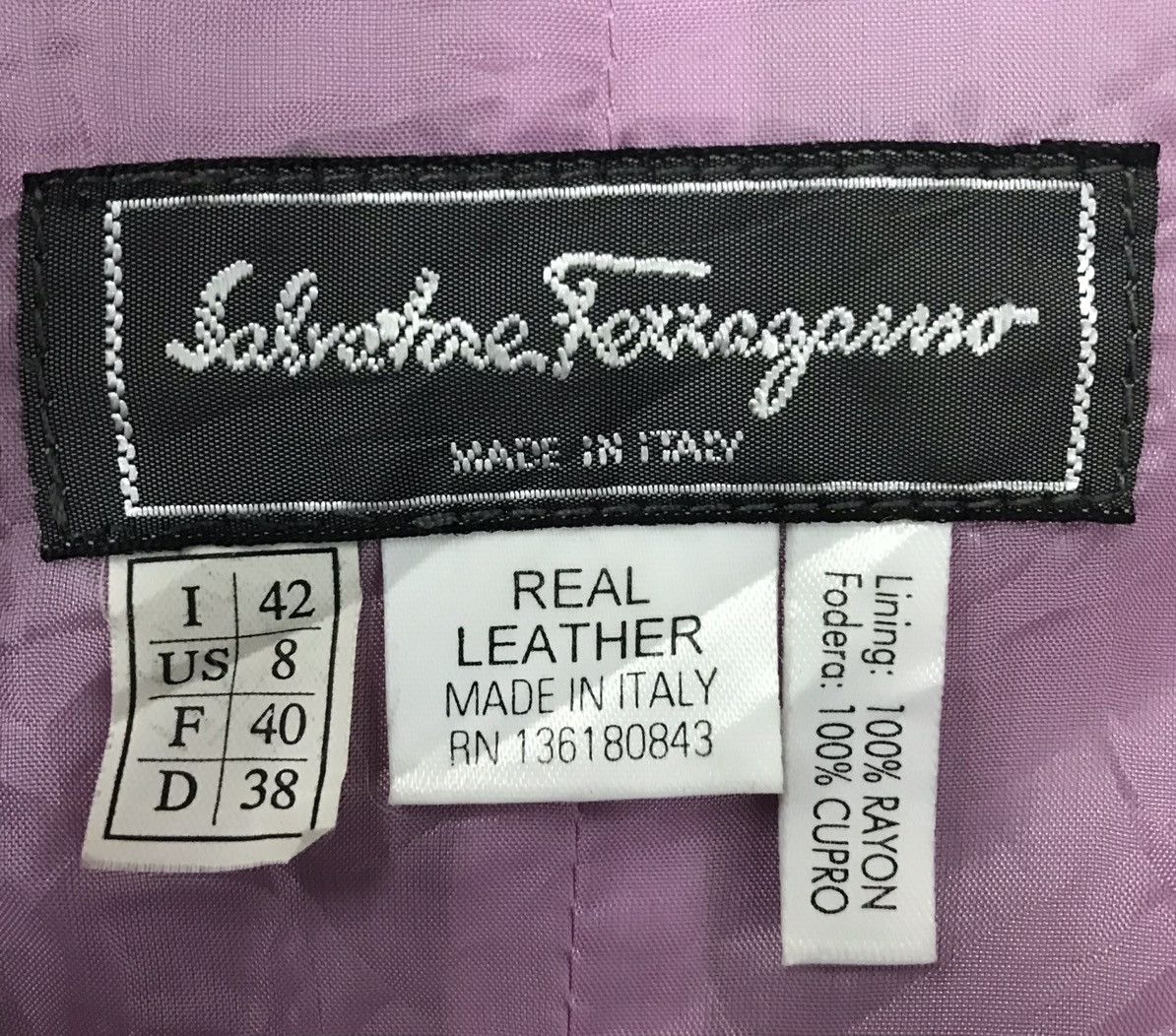 Salvatore Ferragamo SALVATORE FERRAGAMO MADE IN ITALY REAL LEATHER JACKET Size US M / EU 48-50 / 2 - 10 Thumbnail