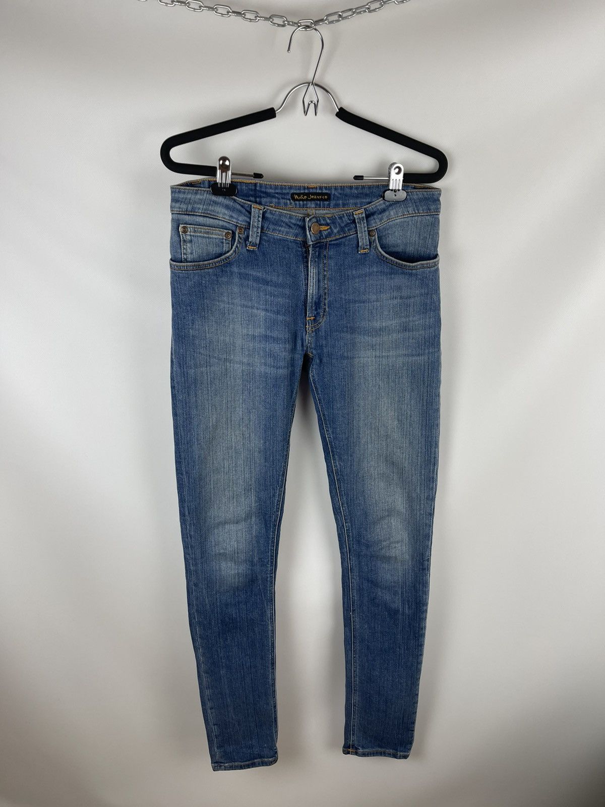 Nudie Jeans Nudie jeans skinny lin indigo legend denim pants Size US 30 / EU 46 - 1 Thumbnail