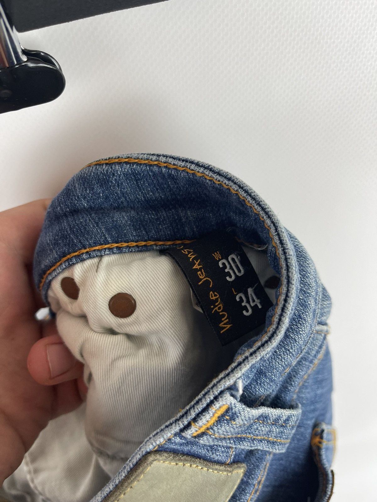 Nudie Jeans Nudie jeans skinny lin indigo legend denim pants Size US 30 / EU 46 - 10 Thumbnail