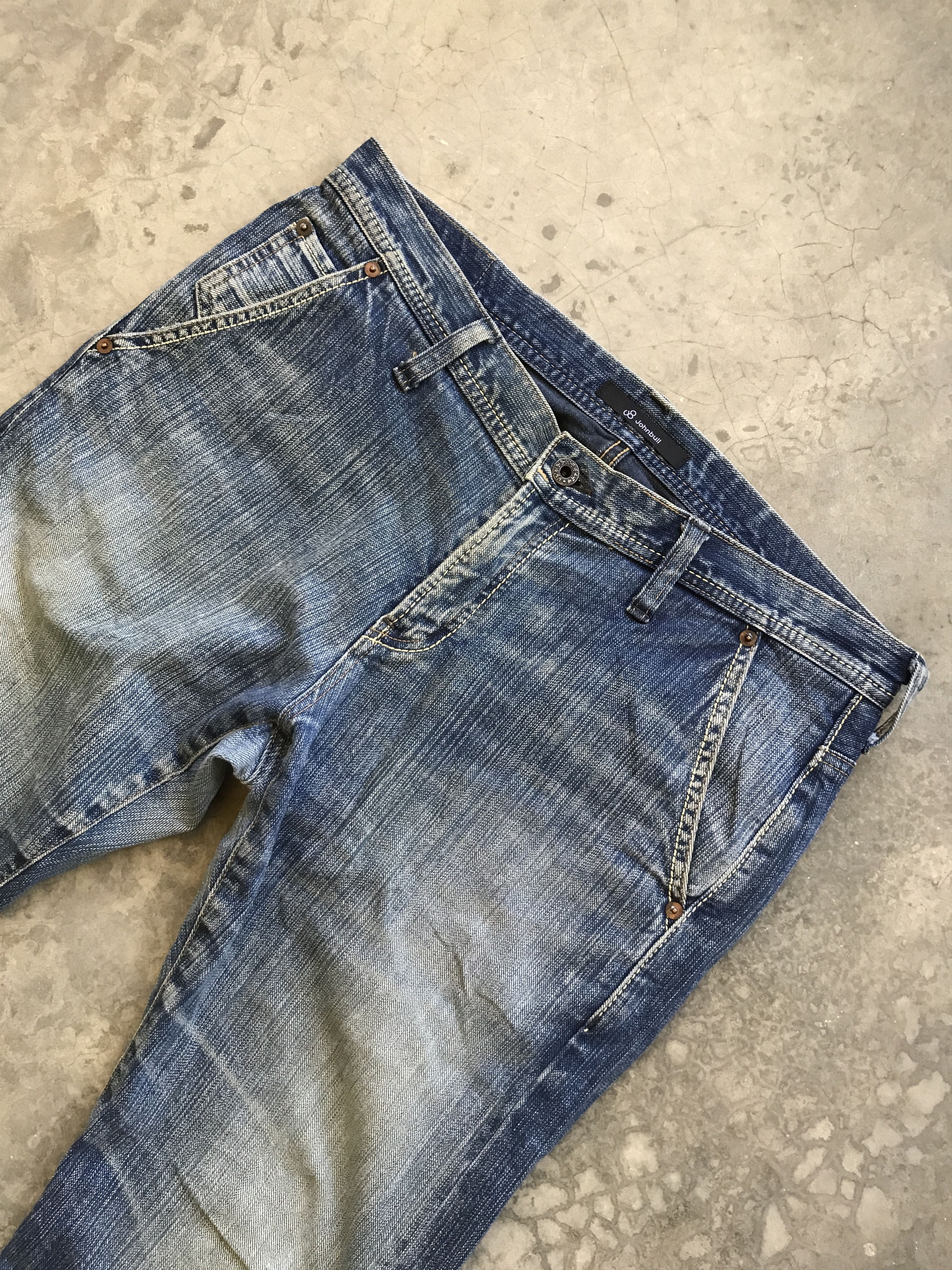Japanese Brand × Johnbull Johnbull Japan Skinny Workwear Carpenter Denim Size US 34 / EU 50 - 2 Thumbnail