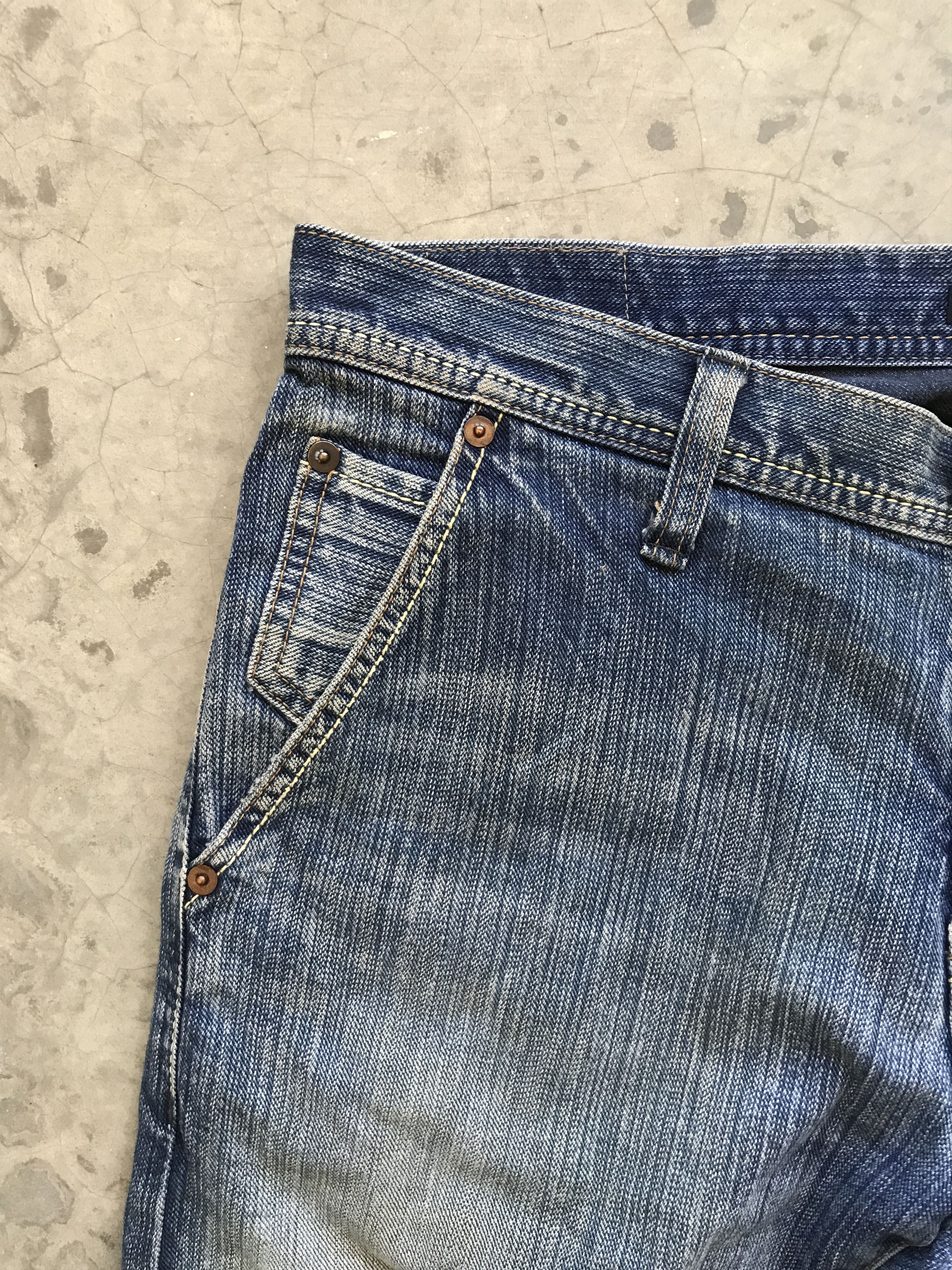 Japanese Brand × Johnbull Johnbull Japan Skinny Workwear Carpenter Denim Size US 34 / EU 50 - 5 Thumbnail