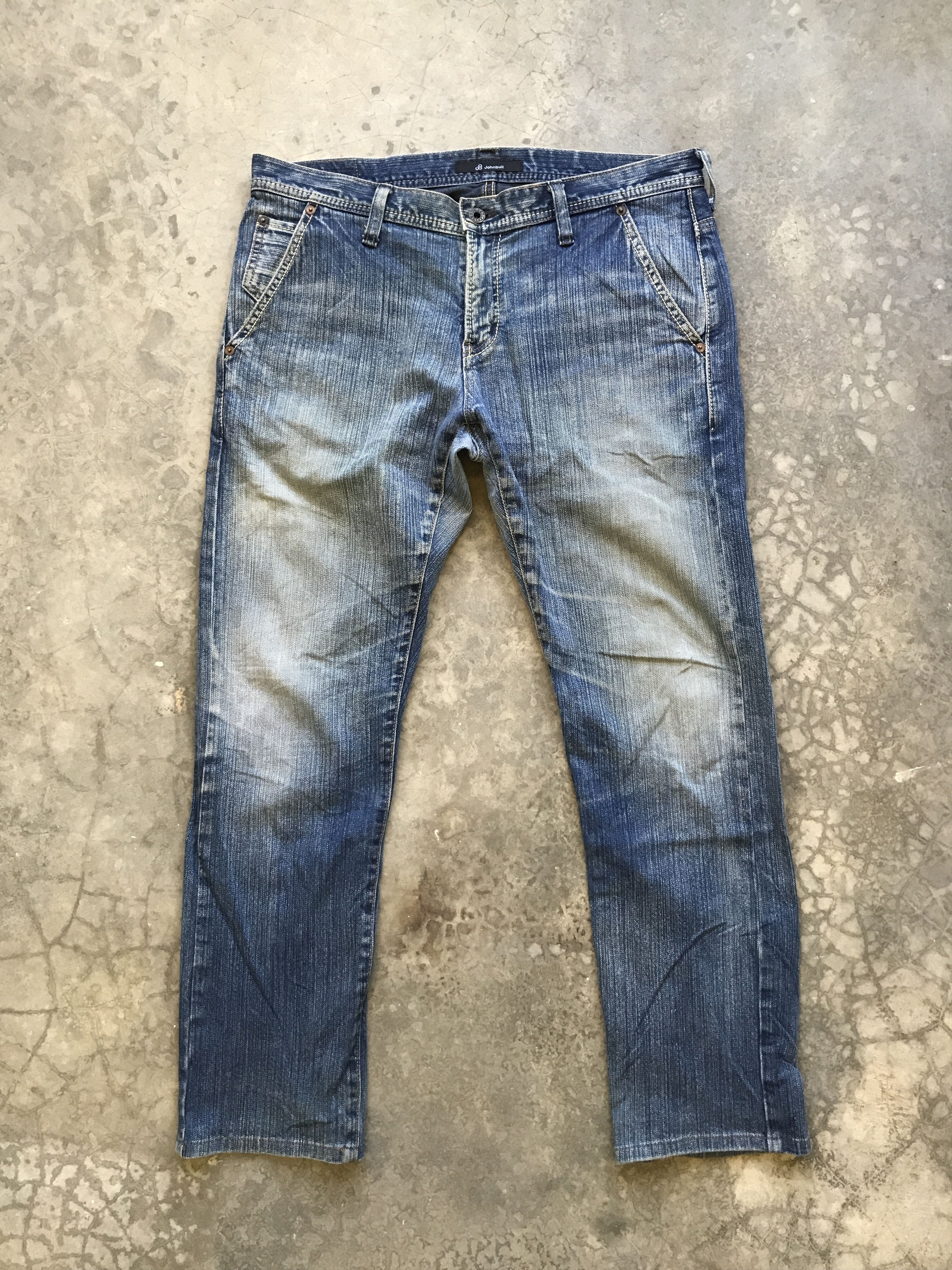 Japanese Brand × Johnbull Johnbull Japan Skinny Workwear Carpenter Denim Size US 34 / EU 50 - 1 Thumbnail